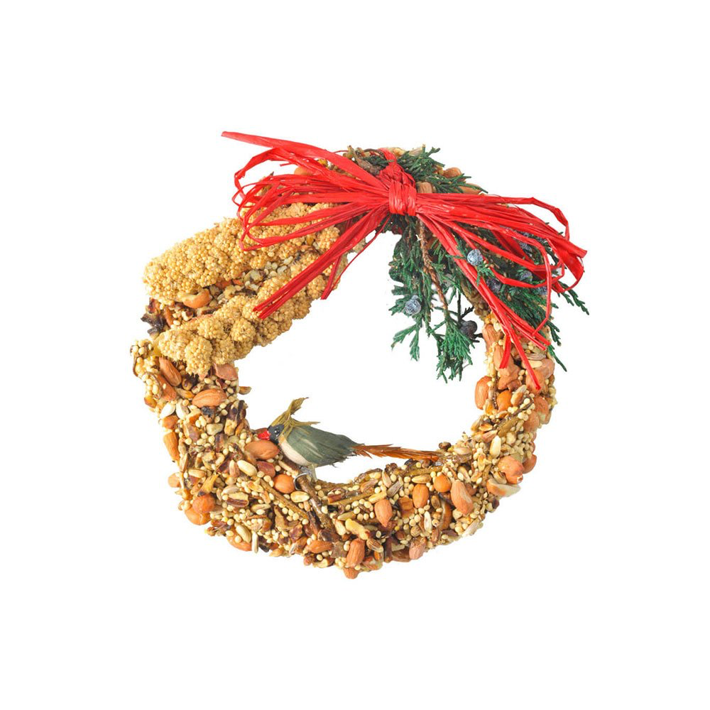 Birdseed Wreath, 6”, RUSTIC