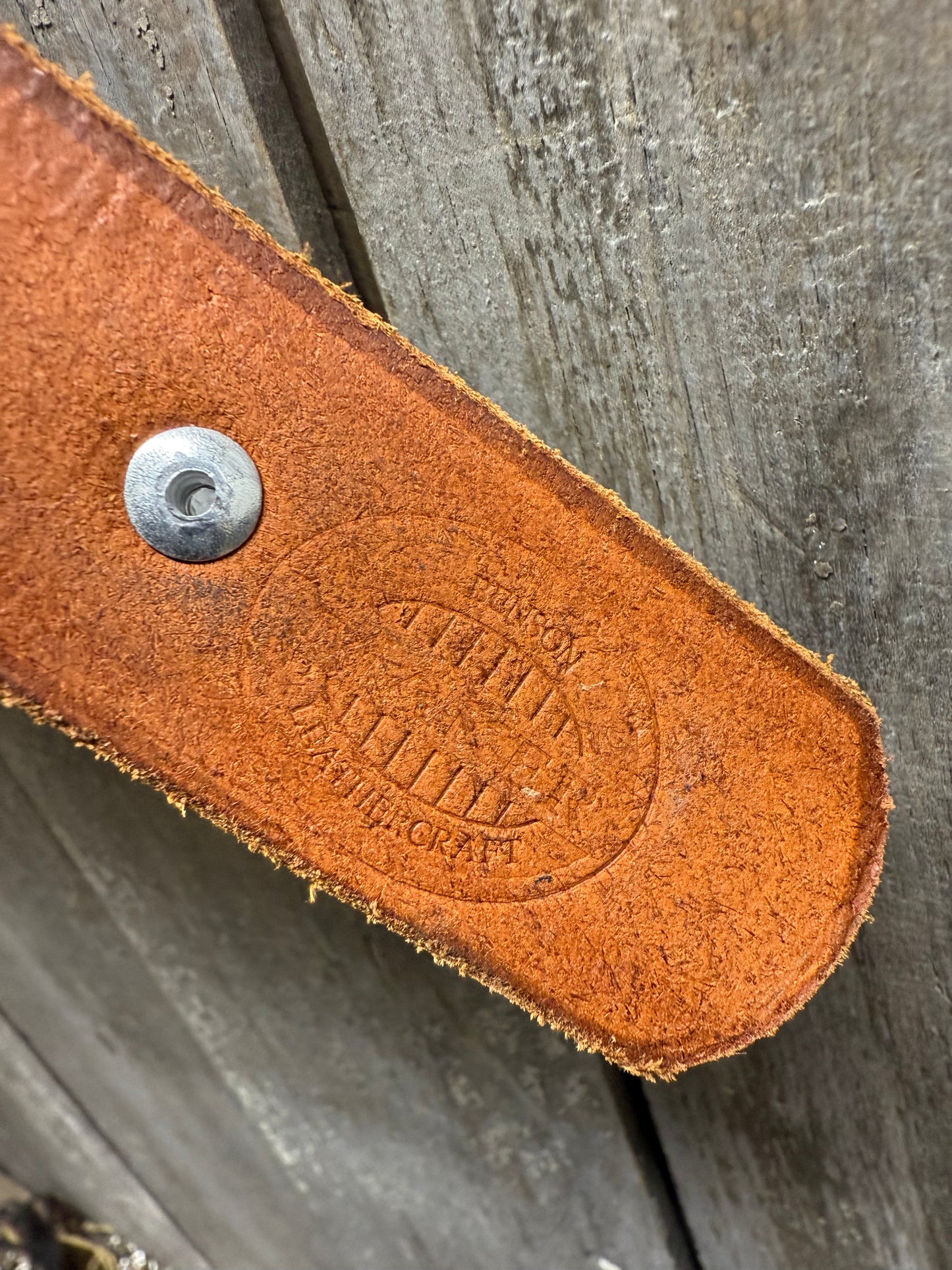 5 Bell Strap, CAMEL/ANTIQUE BRASS