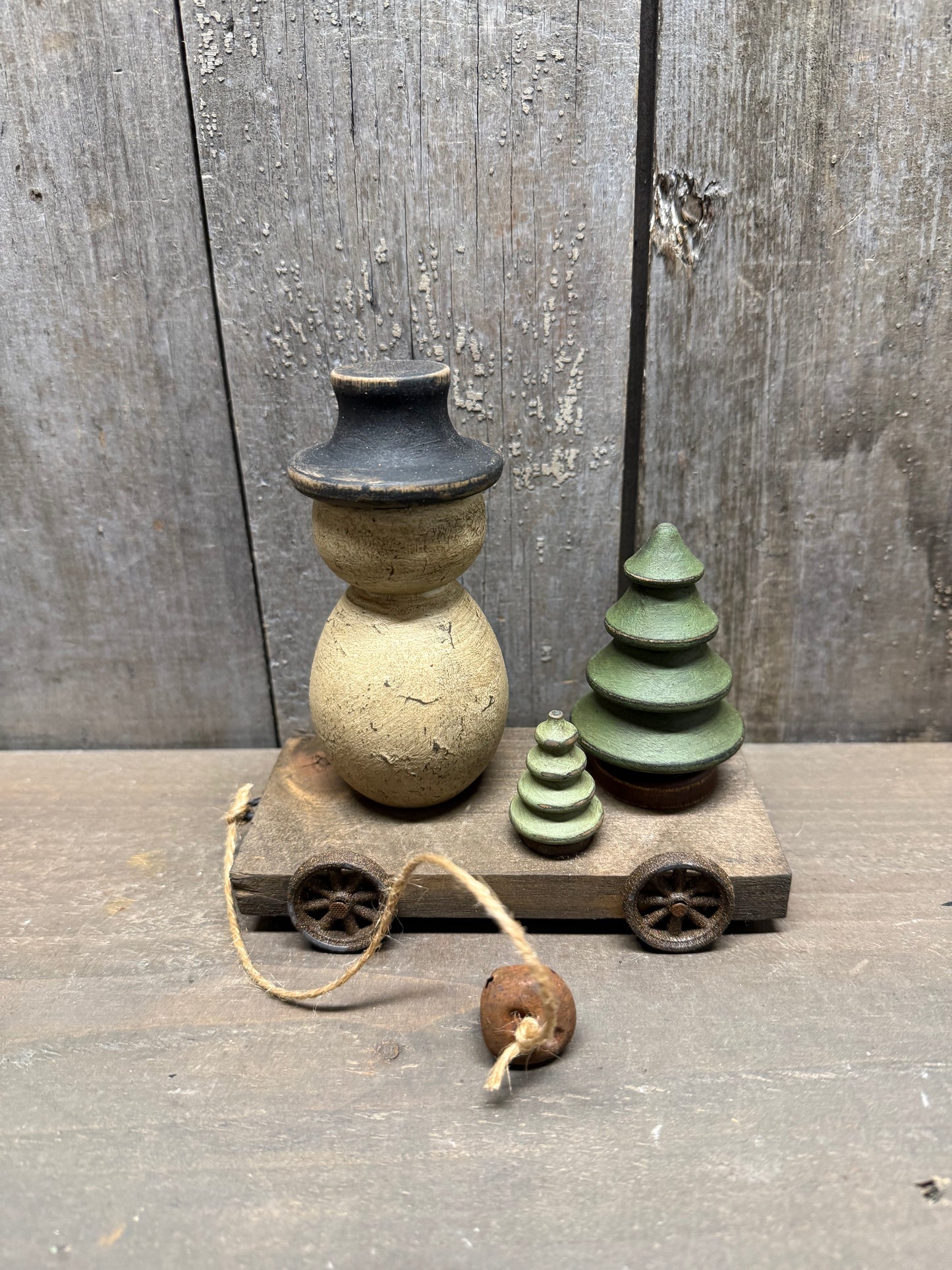 PULL CART, Hand Crafted, Assorted