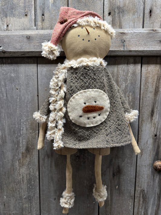 SUZIE SNOWFLAKE, Hand Made, Snow Girl