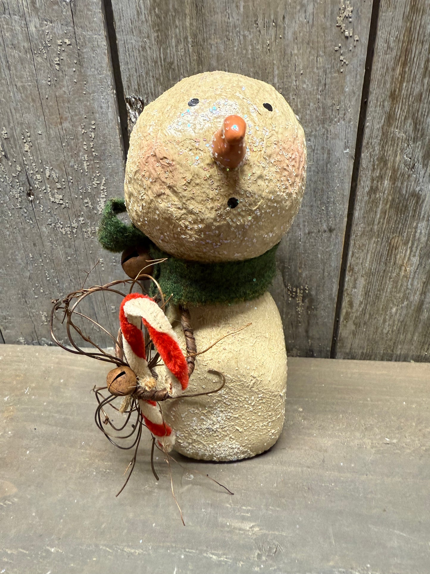 BOTTLE SNOWMAN, Hand Crafted, Assorted