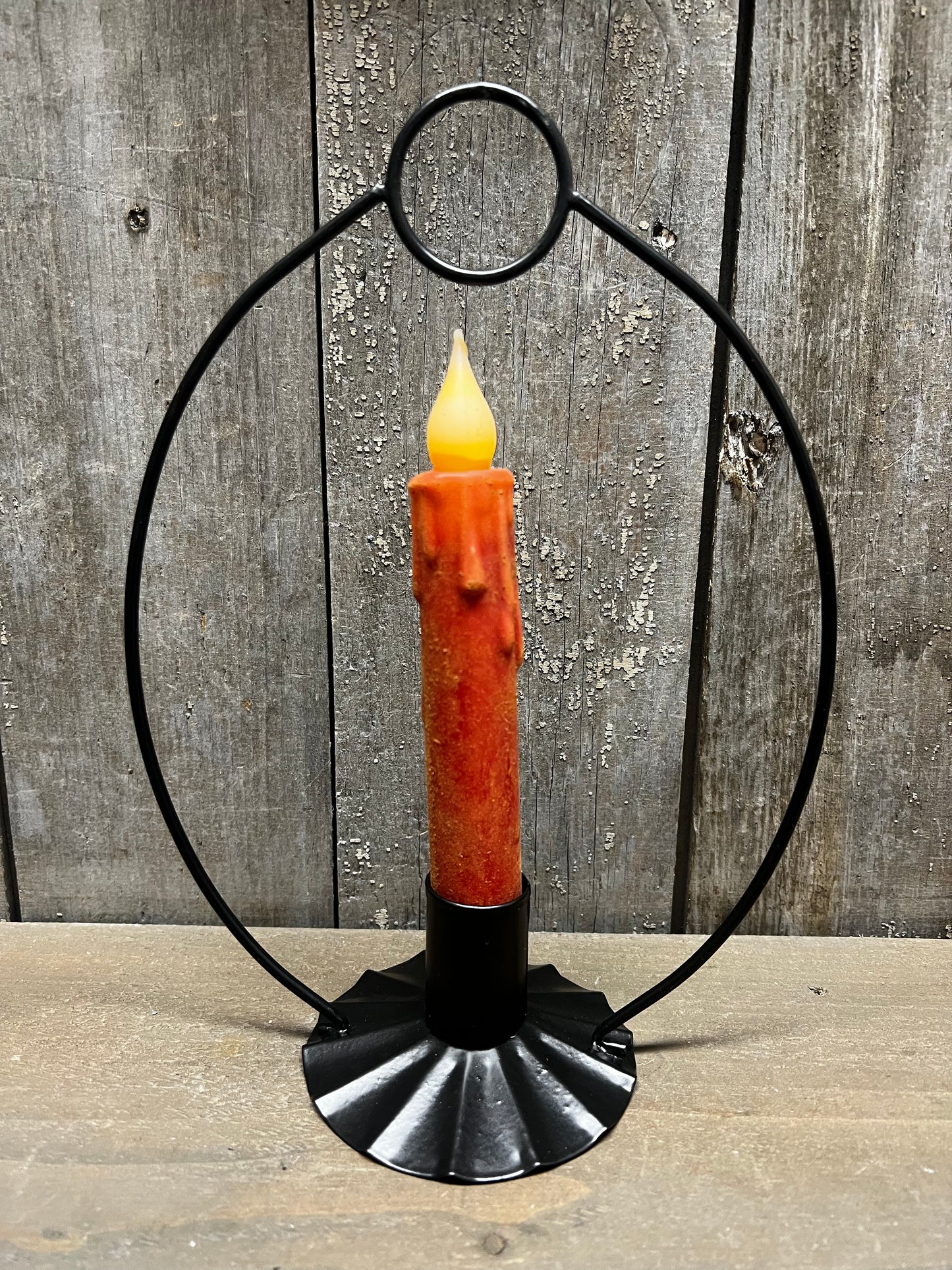 Hanging Candle Holder, RUSTY or BLACK