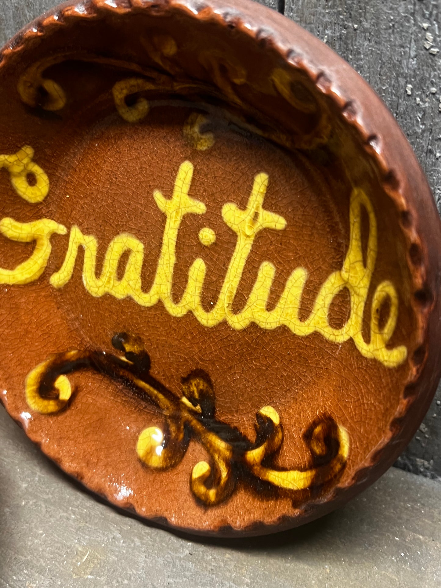 Plate, 4.5", Assorted, GRATITUDE