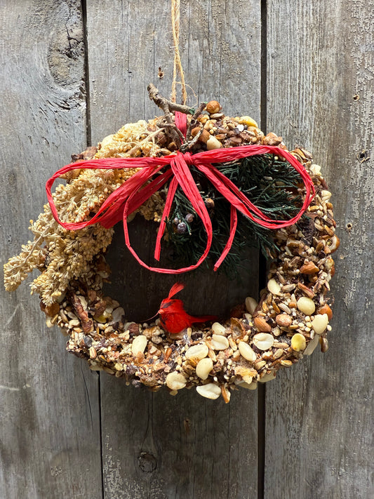Birdseed Wreath, 6”, RUSTIC