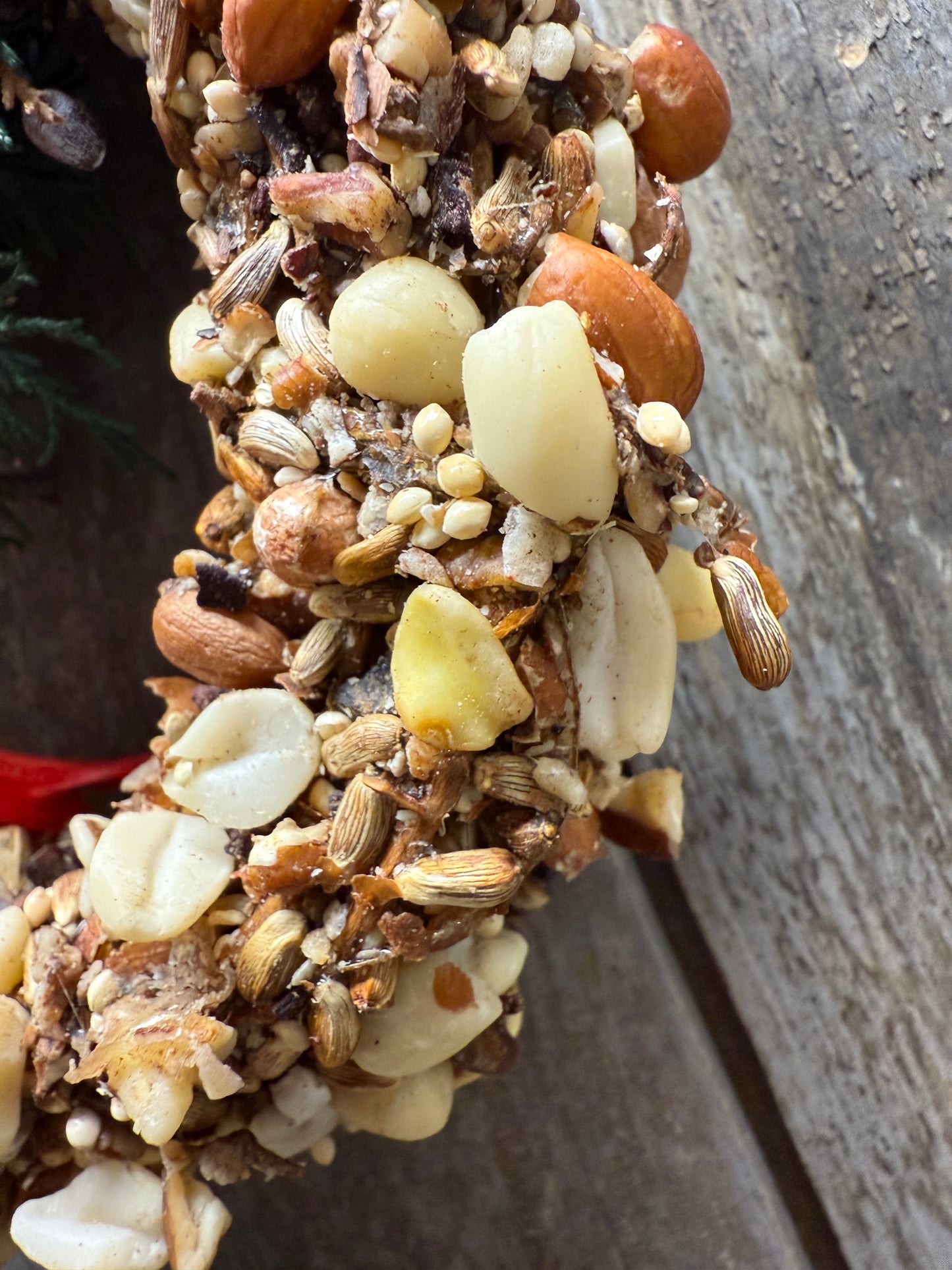 Birdseed Wreath, 6”, RUSTIC