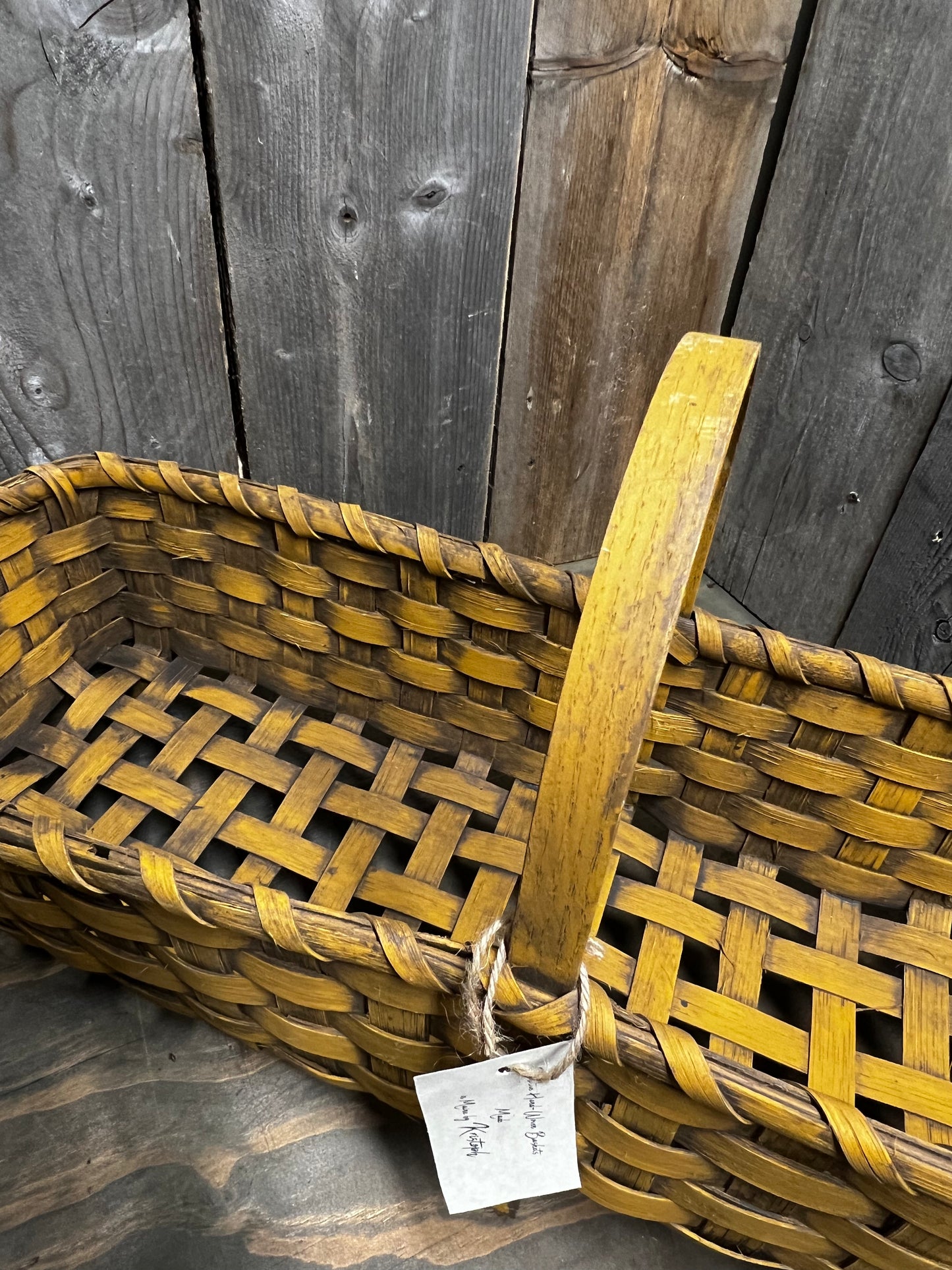 Market Basket W/ Feet, MUSTARD or BLACK