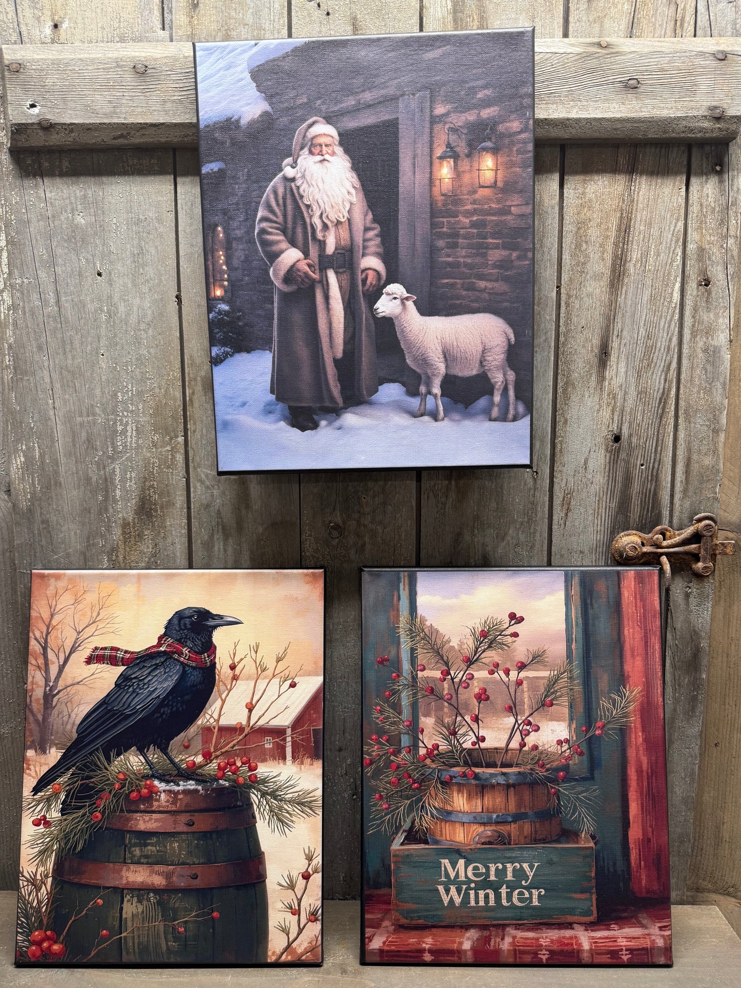 PRIMITIVE CANVAS, 11"x 14", Assorted Designs