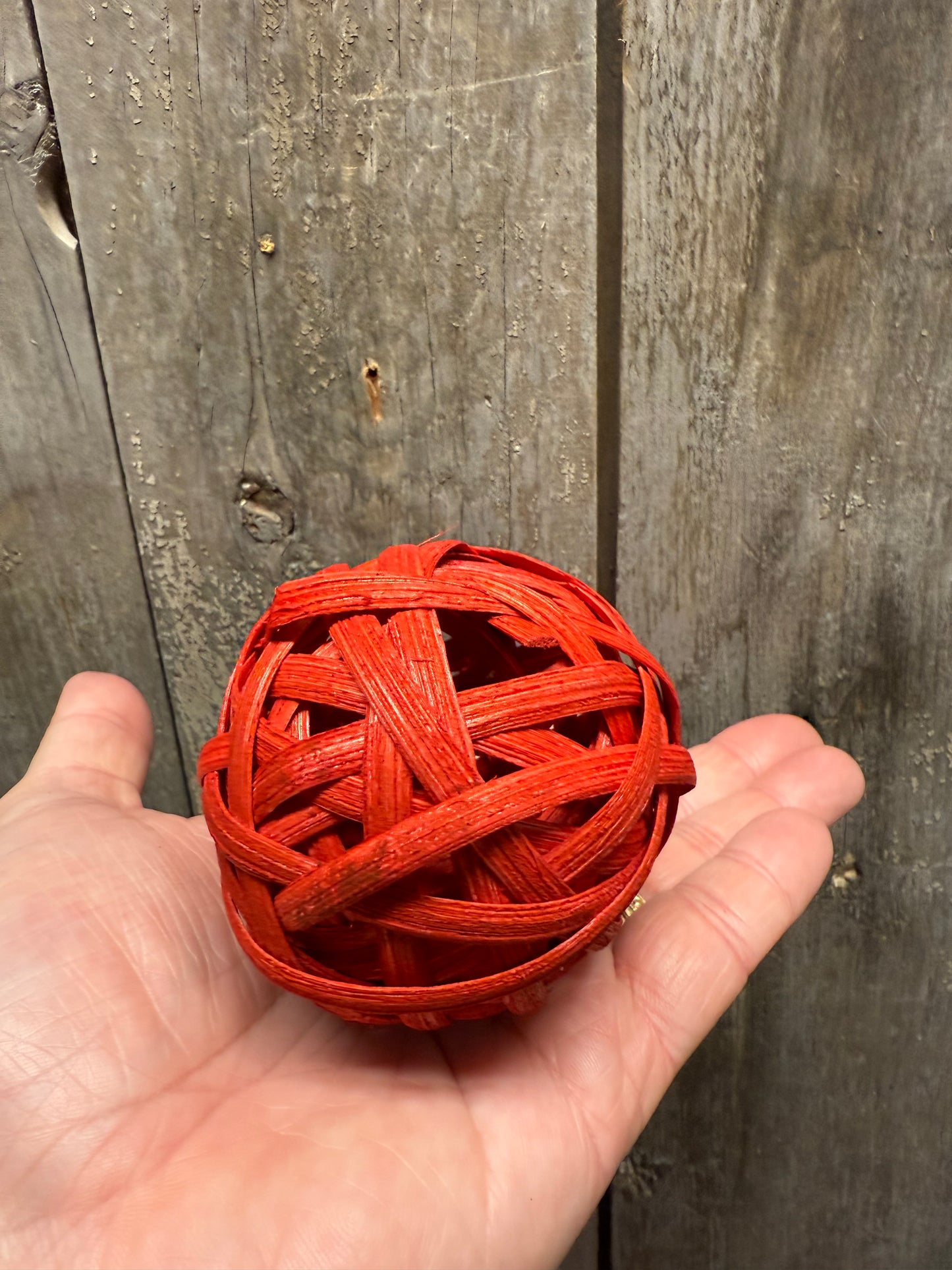 REED BALL, 3" or 4",  Red