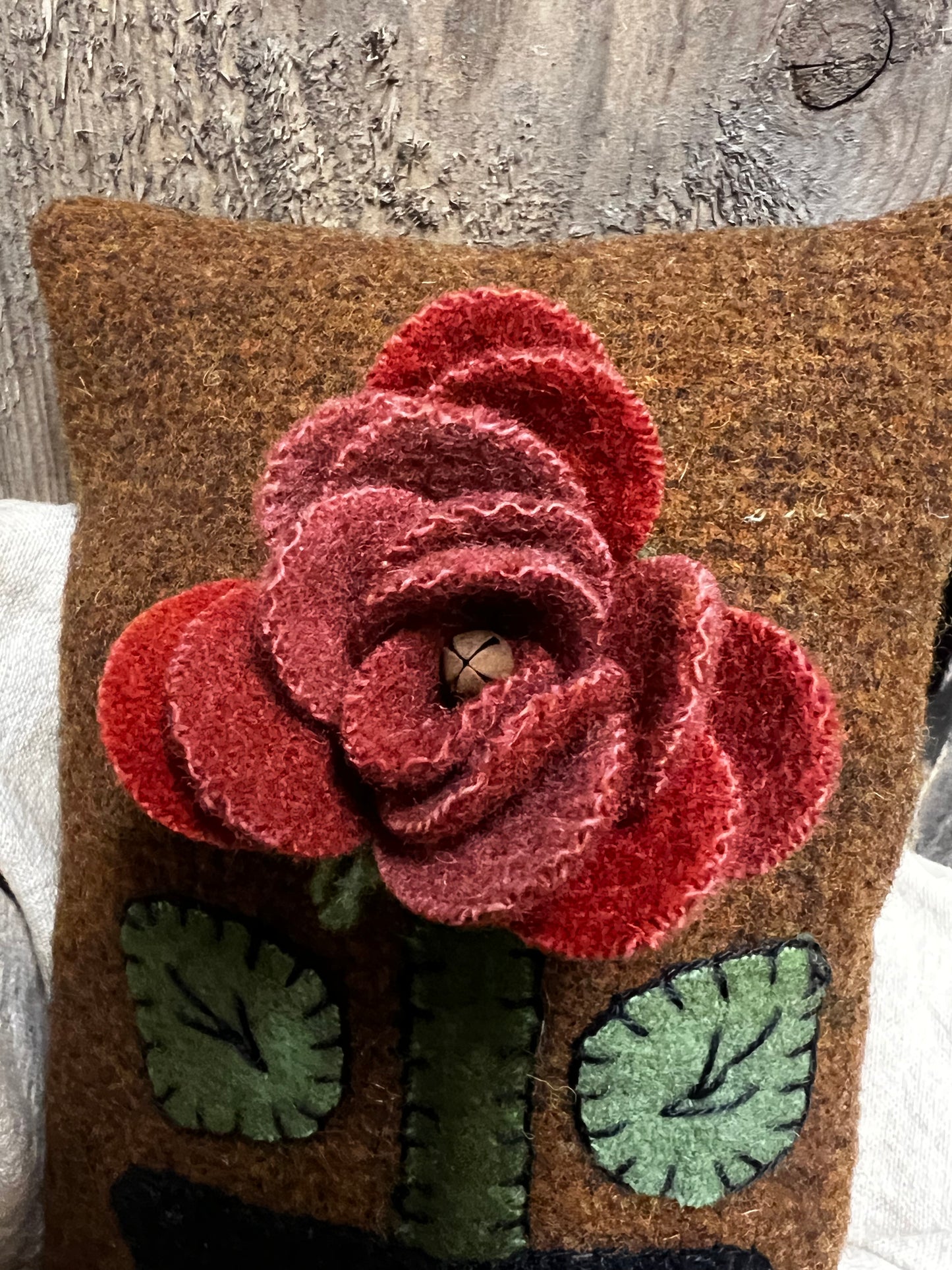 Pillow, 5"x 8", ROSE IN BLOOM