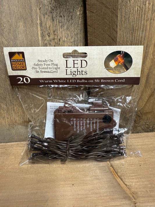 Lights, 20 Count, BATTERY/MULTI FUNCTION/TIMER