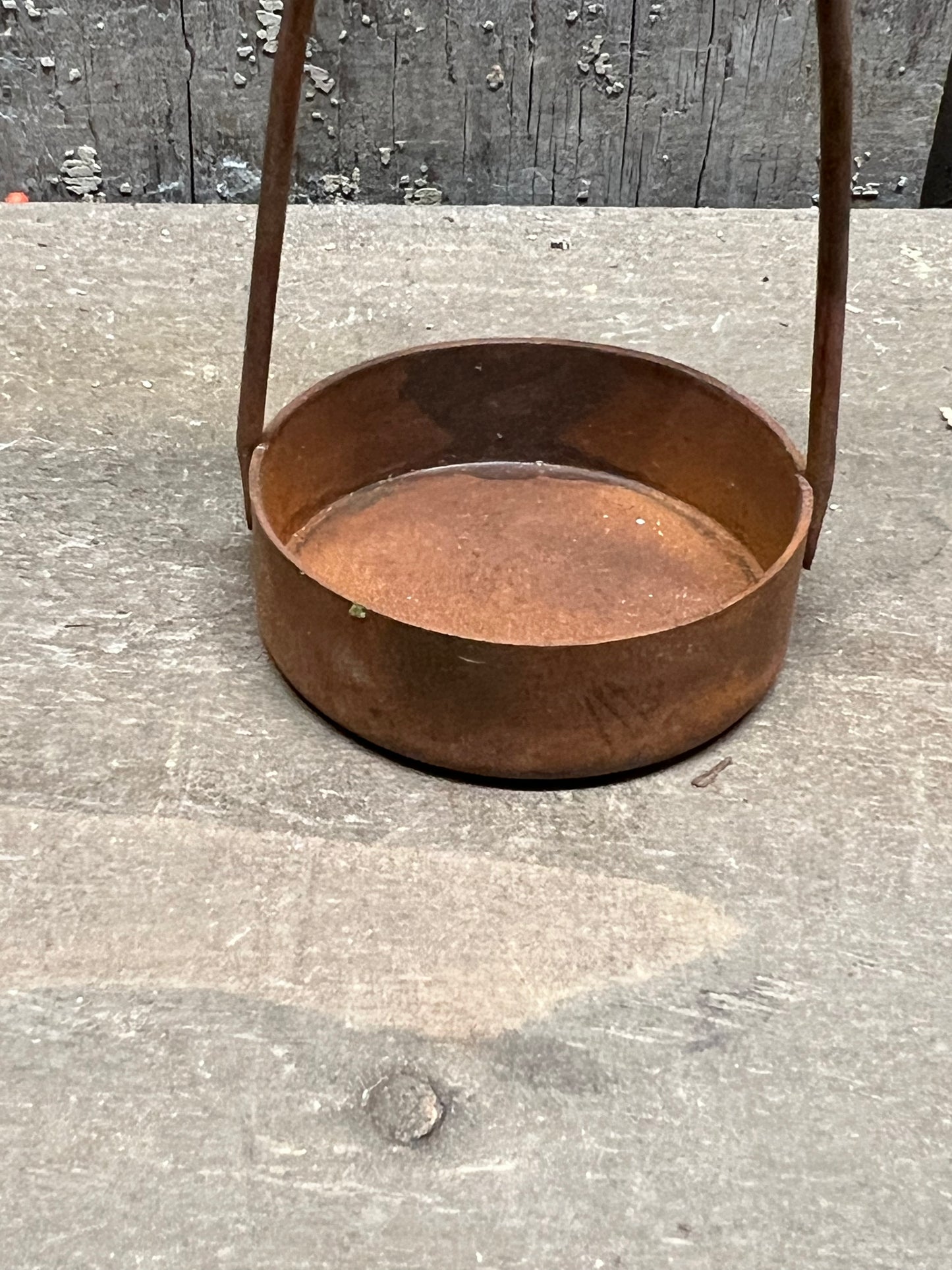 Tea Light Holder, RUSTY STAR