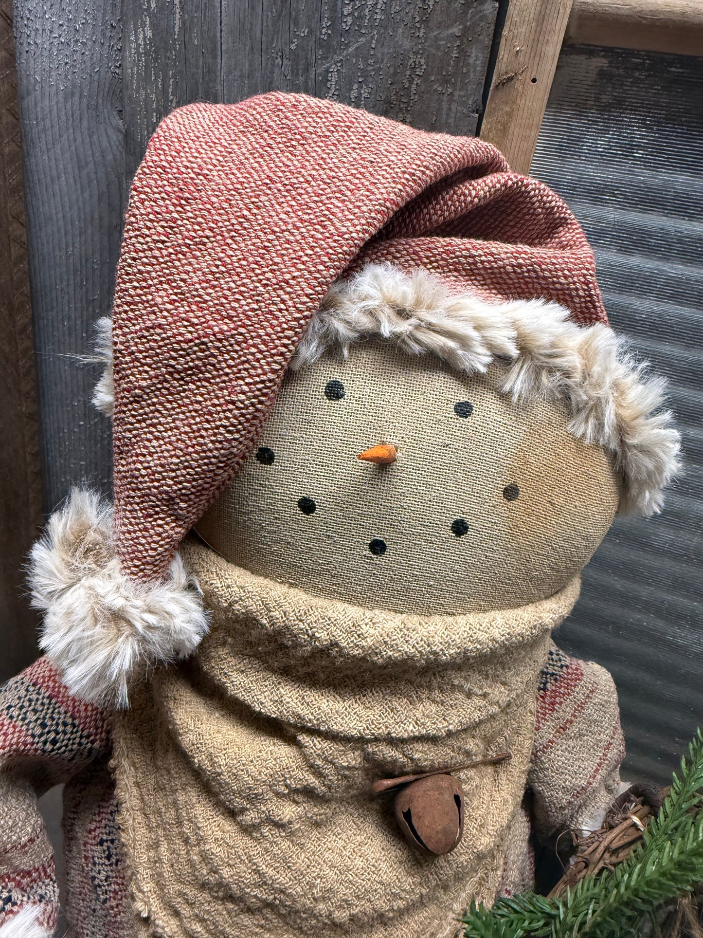 SILAS, 17", Handmade, Snowman