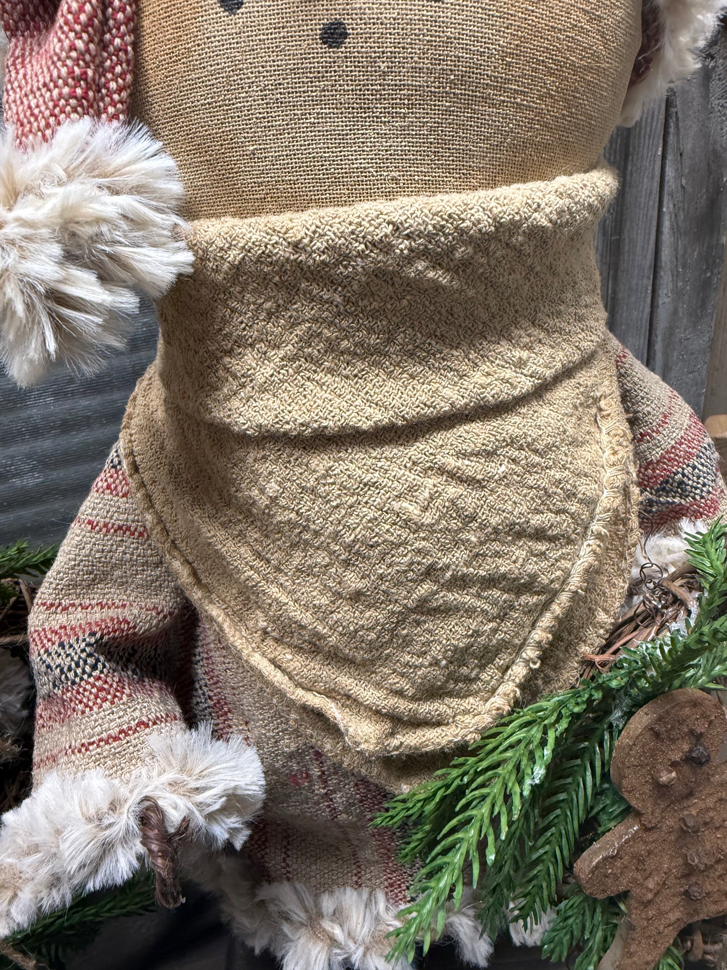 SILAS, 17", Handmade, Snowman