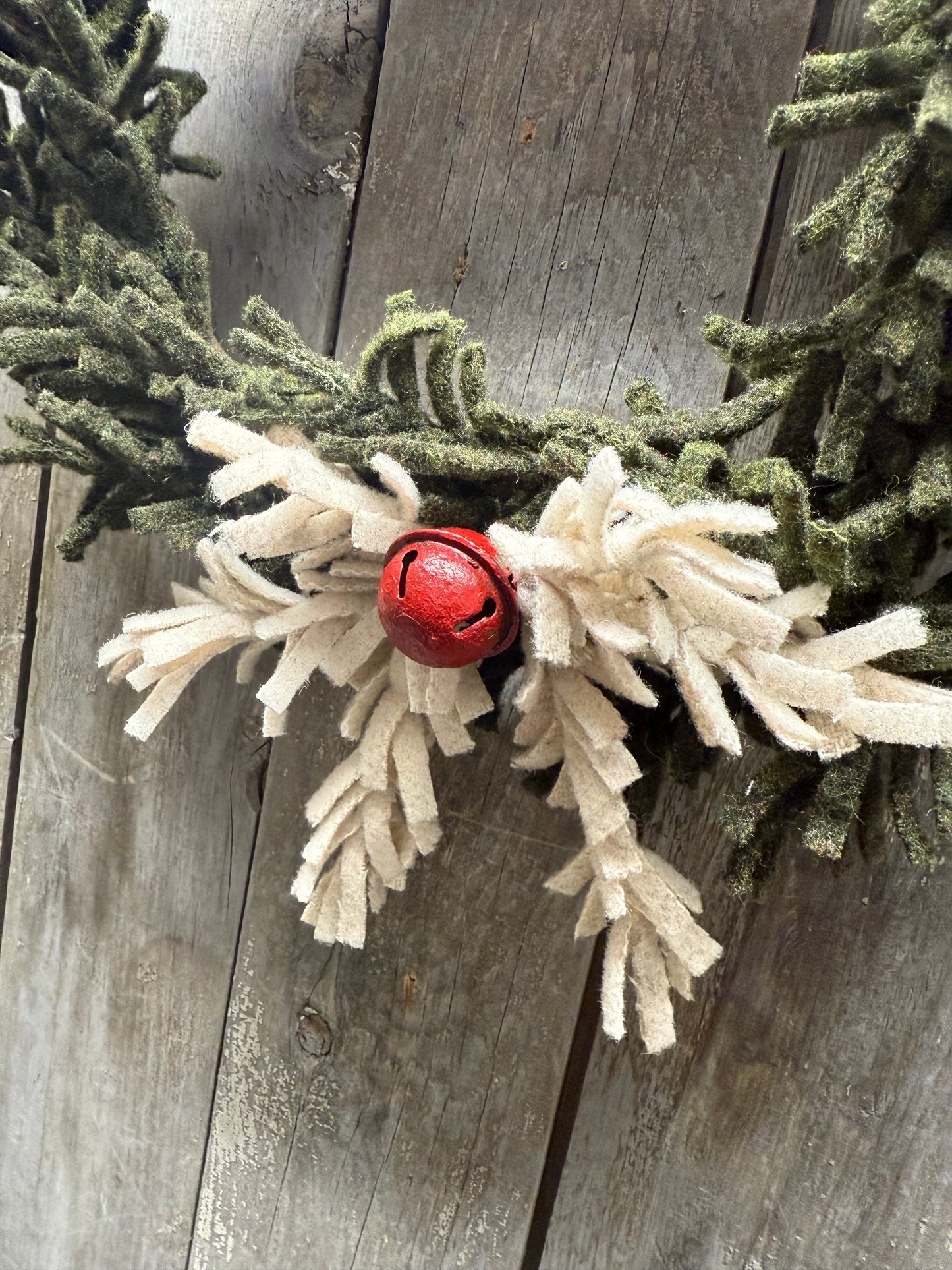 Wool Wreath, 15", ASSORTED STYLES