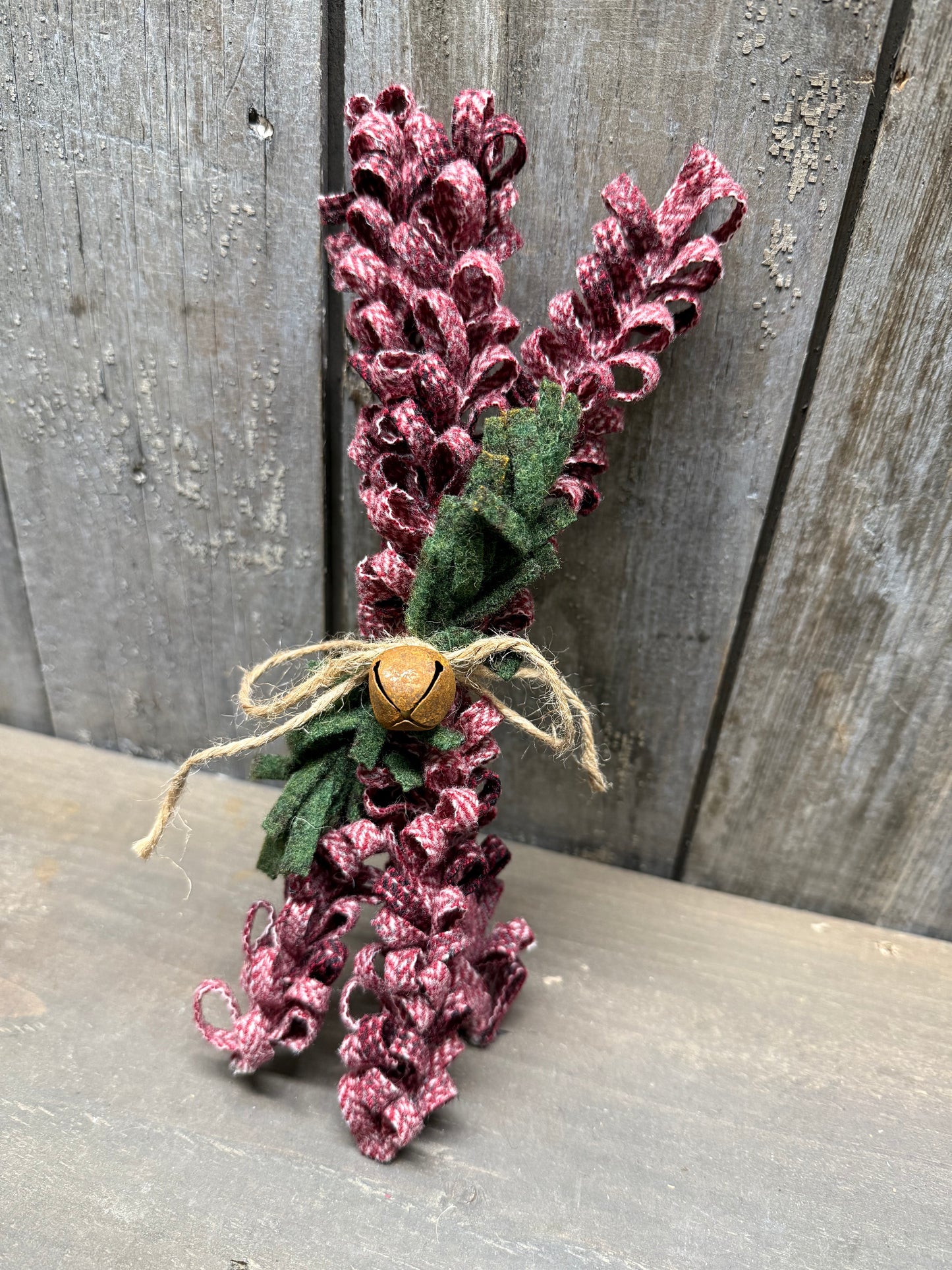 Wool "Candy", CANDY CANES or PEPPERMINT STICKS