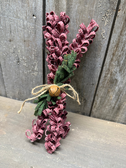 Wool "Candy", CANDY CANES or PEPPERMINT STICKS