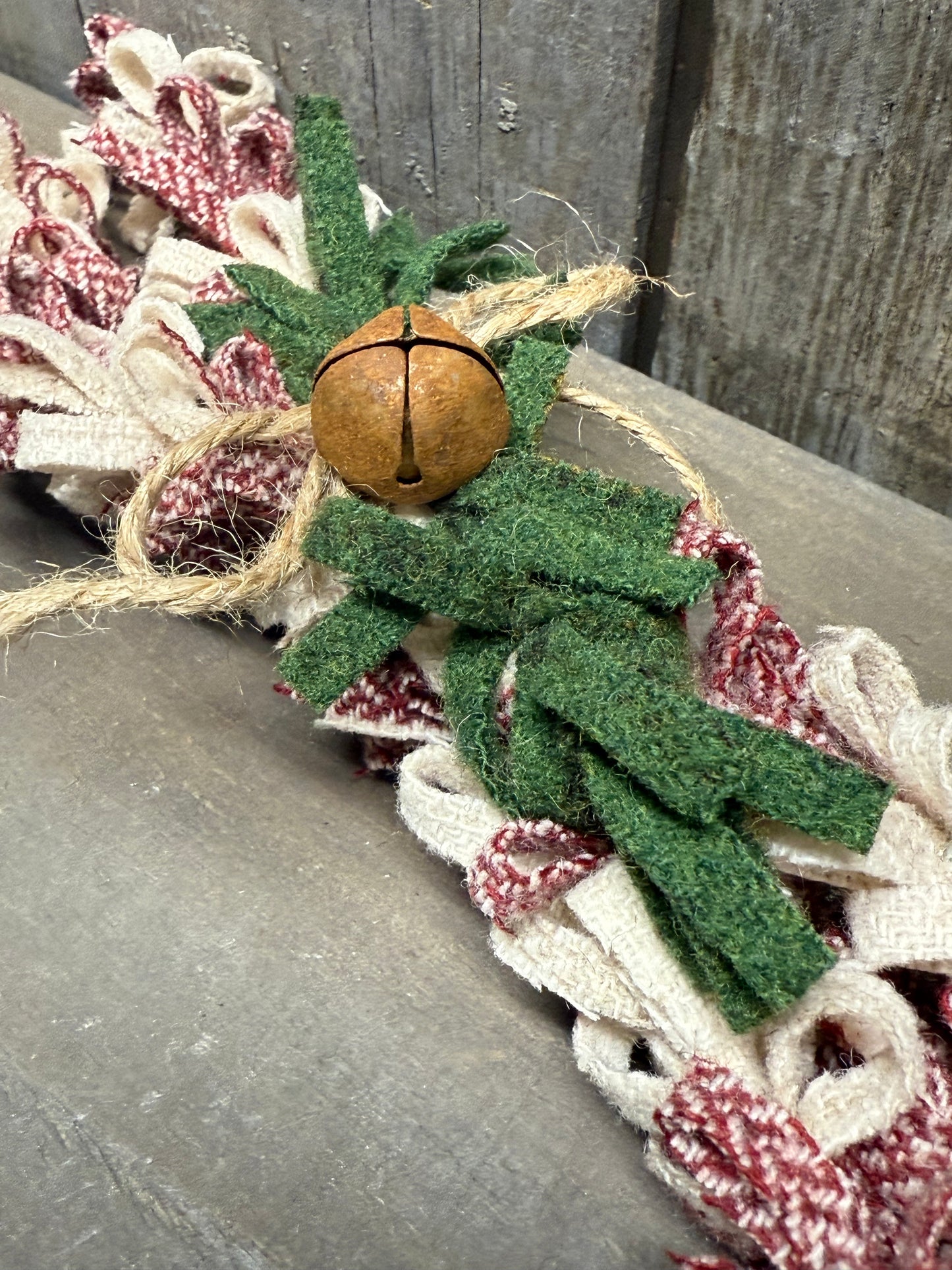 Wool "Candy", CANDY CANES or PEPPERMINT STICKS