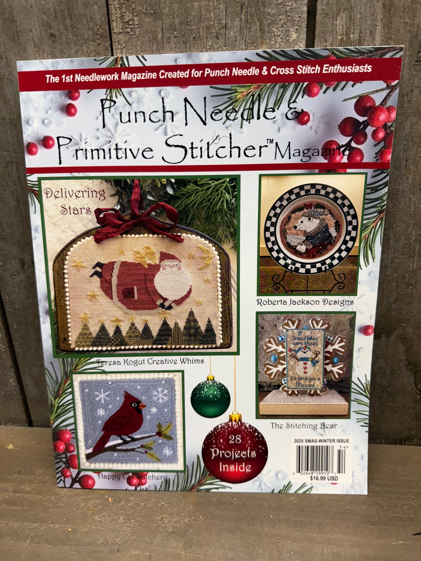 Needle Stitcher Magazine, PUNCH NEEDLE & PRIMITIVE STITCHER – Little Village Primitives