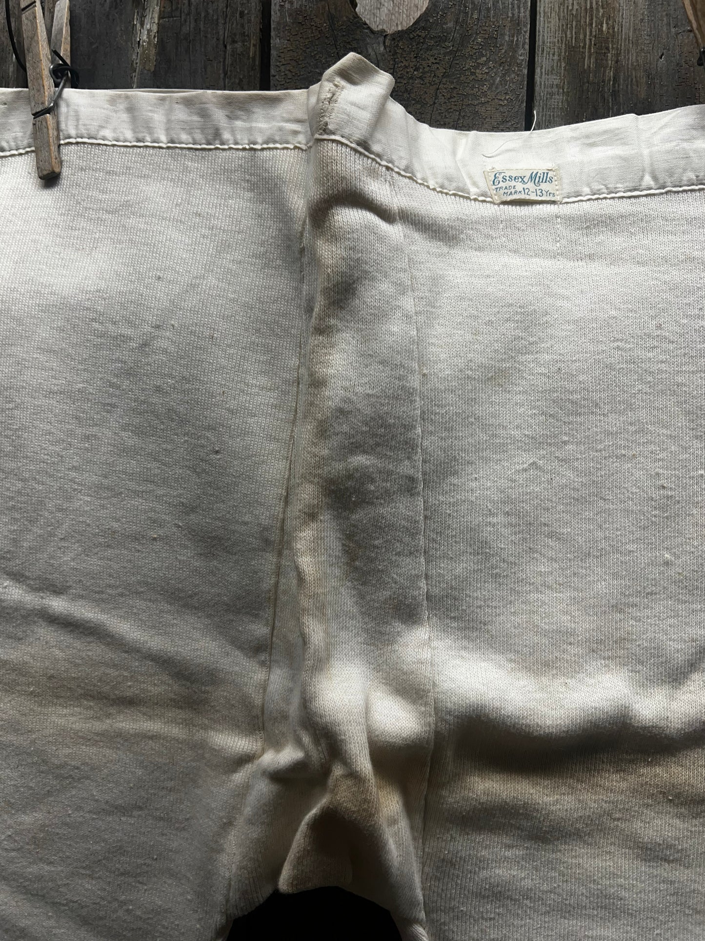 Long Johns, ESSEX MILLS SIZE 12-13