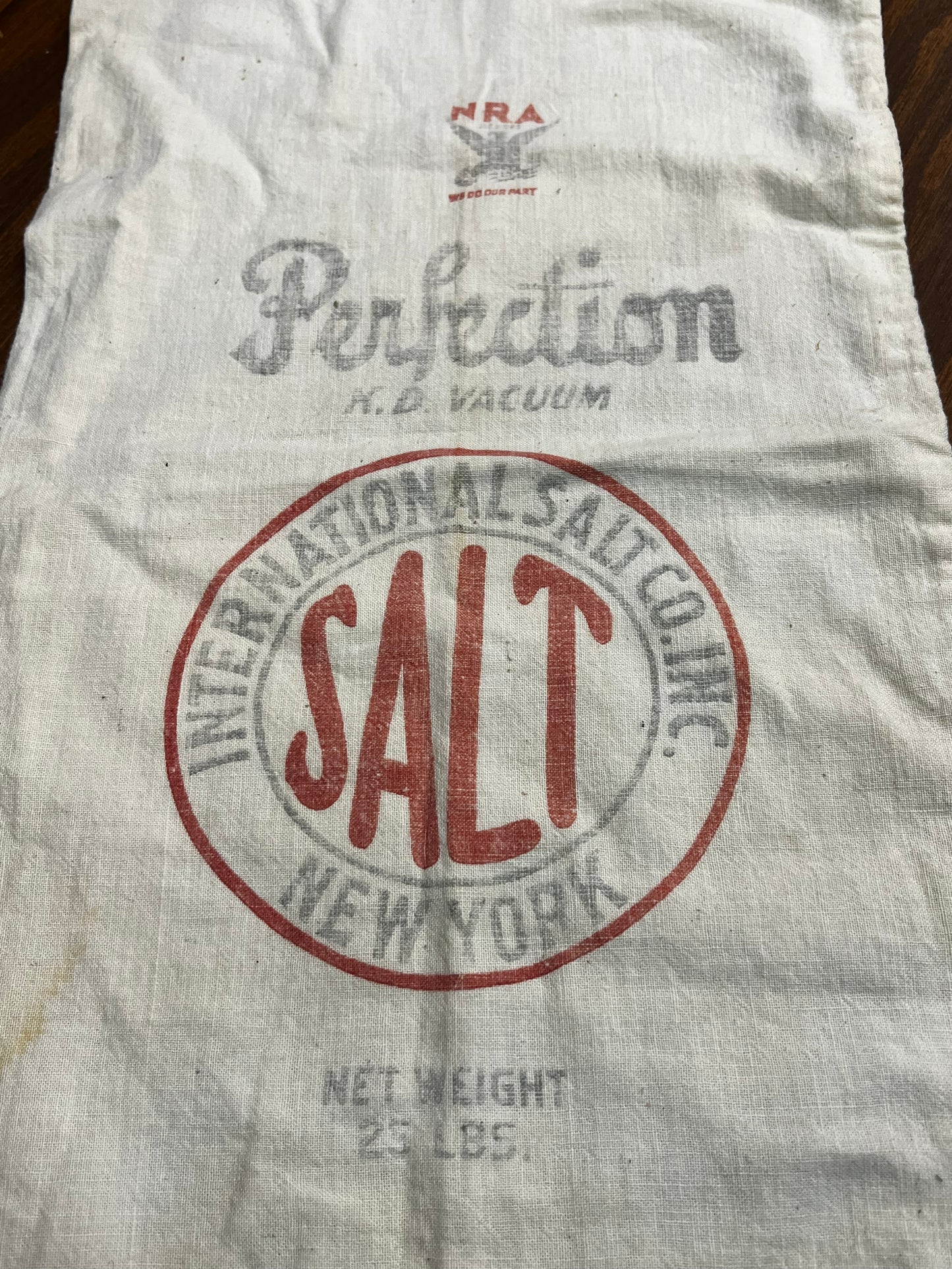 Sack, INTERNATIONAL SALT CO.