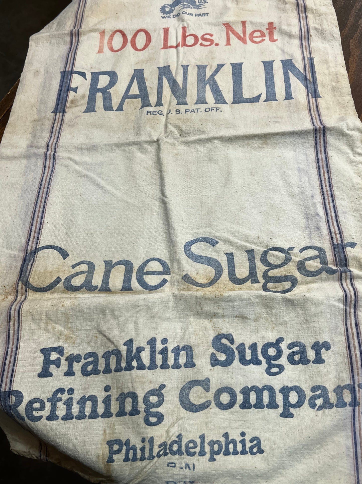 Sack, FRANKLIN CANE SUGAR