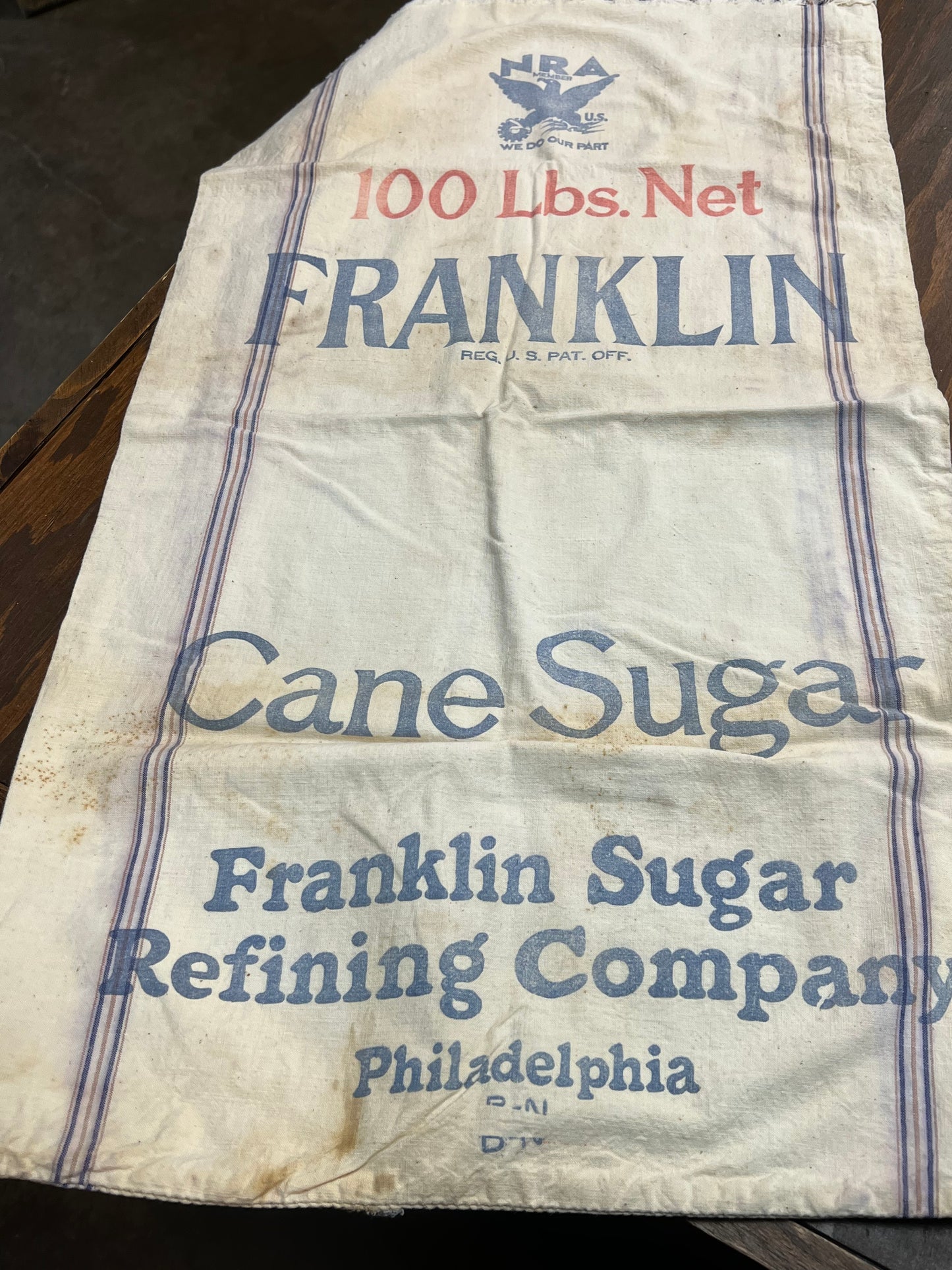 Sack, FRANKLIN CANE SUGAR