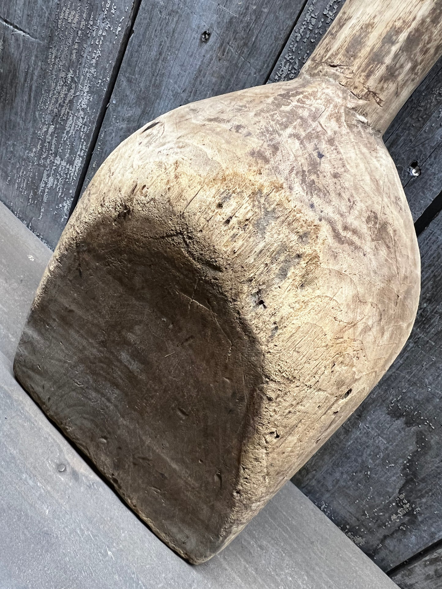 Wooden Scoop, LARGE HANDLE