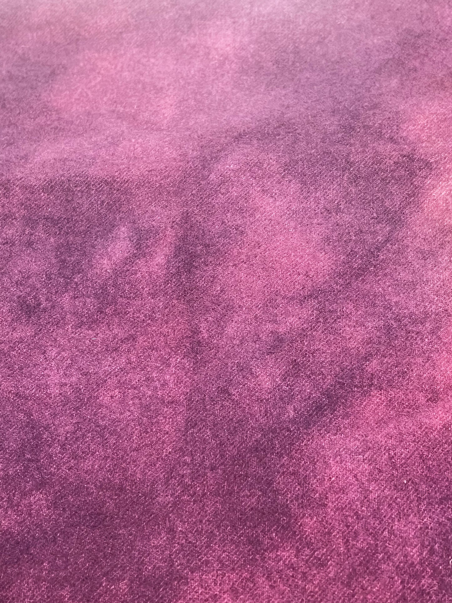 Hand Dyed Wool, Fat Quarter, PURPLE BERRY