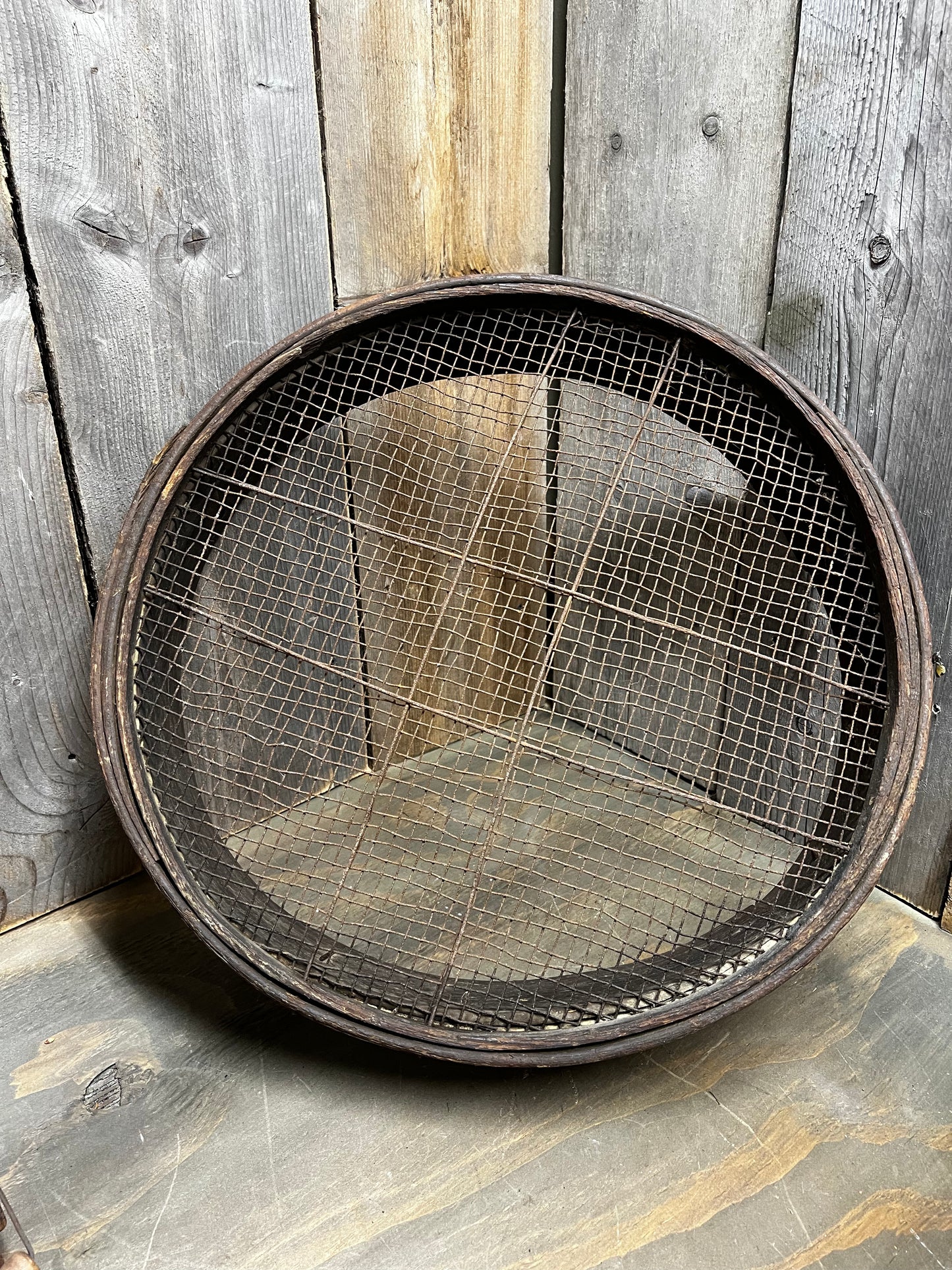 Seed/Grain Sieve, OUT OF ROUND