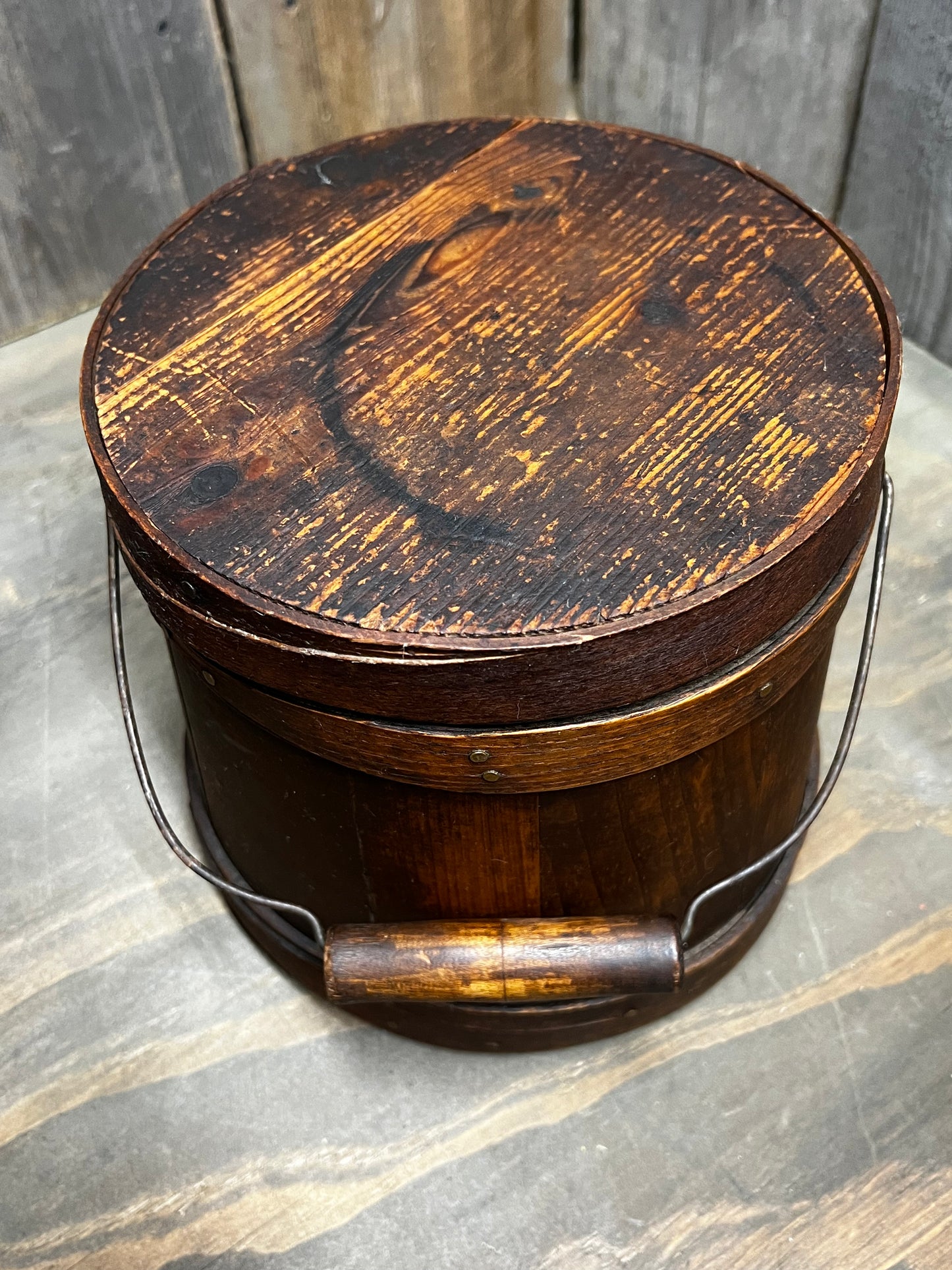 Firkin/Sugar Bucket, 2 BENTWOOD BANDS