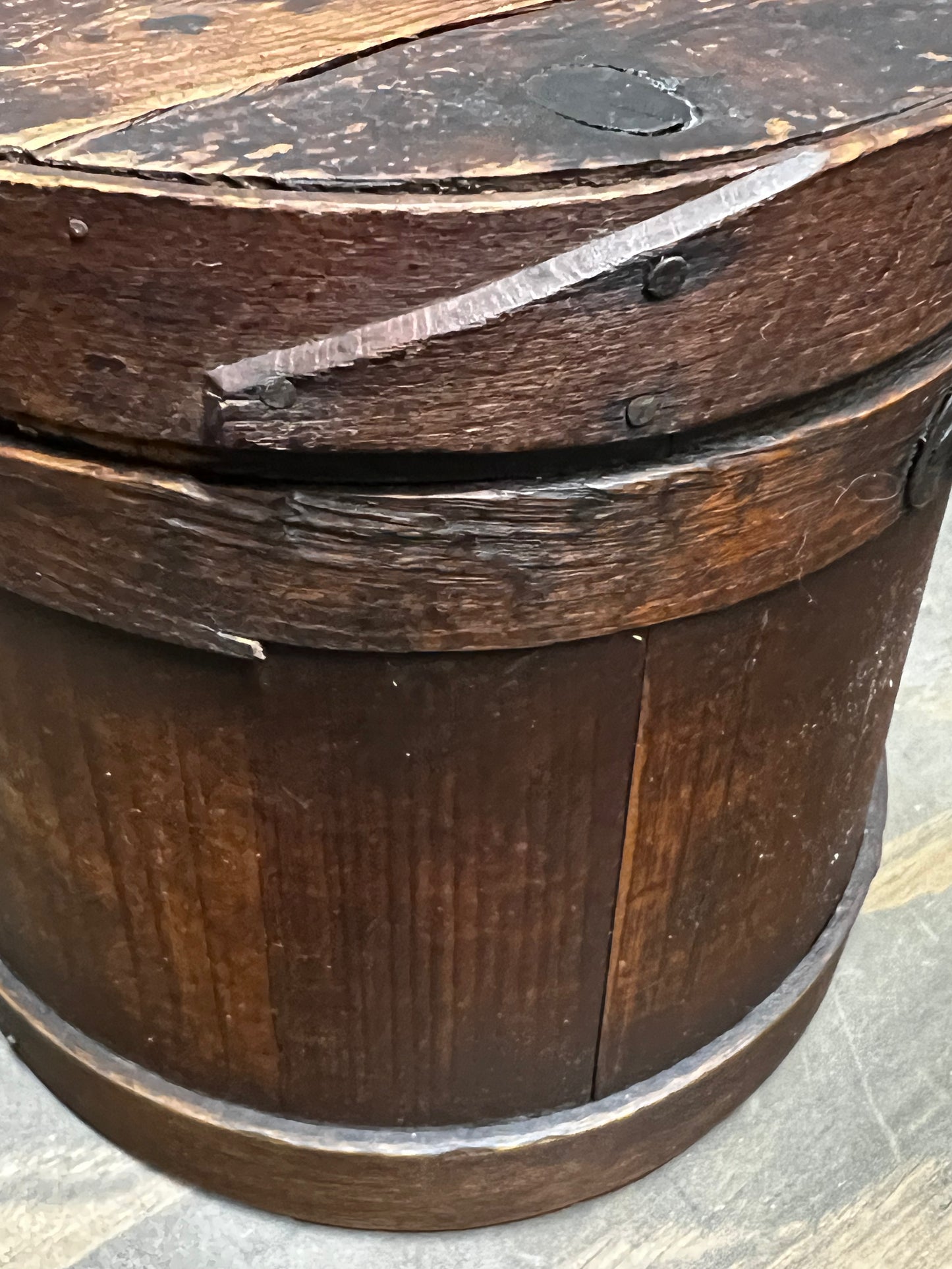 Firkin/Sugar Bucket, 2 BENTWOOD BANDS