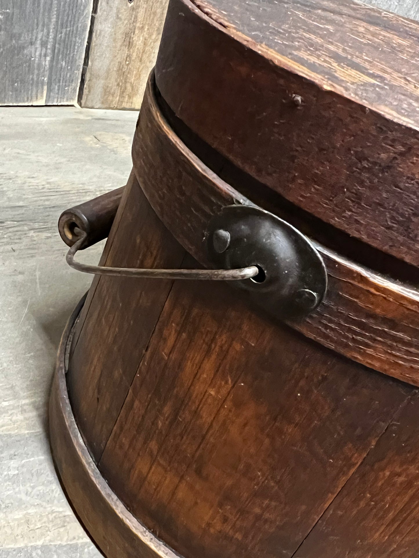 Firkin/Sugar Bucket, 2 BENTWOOD BANDS