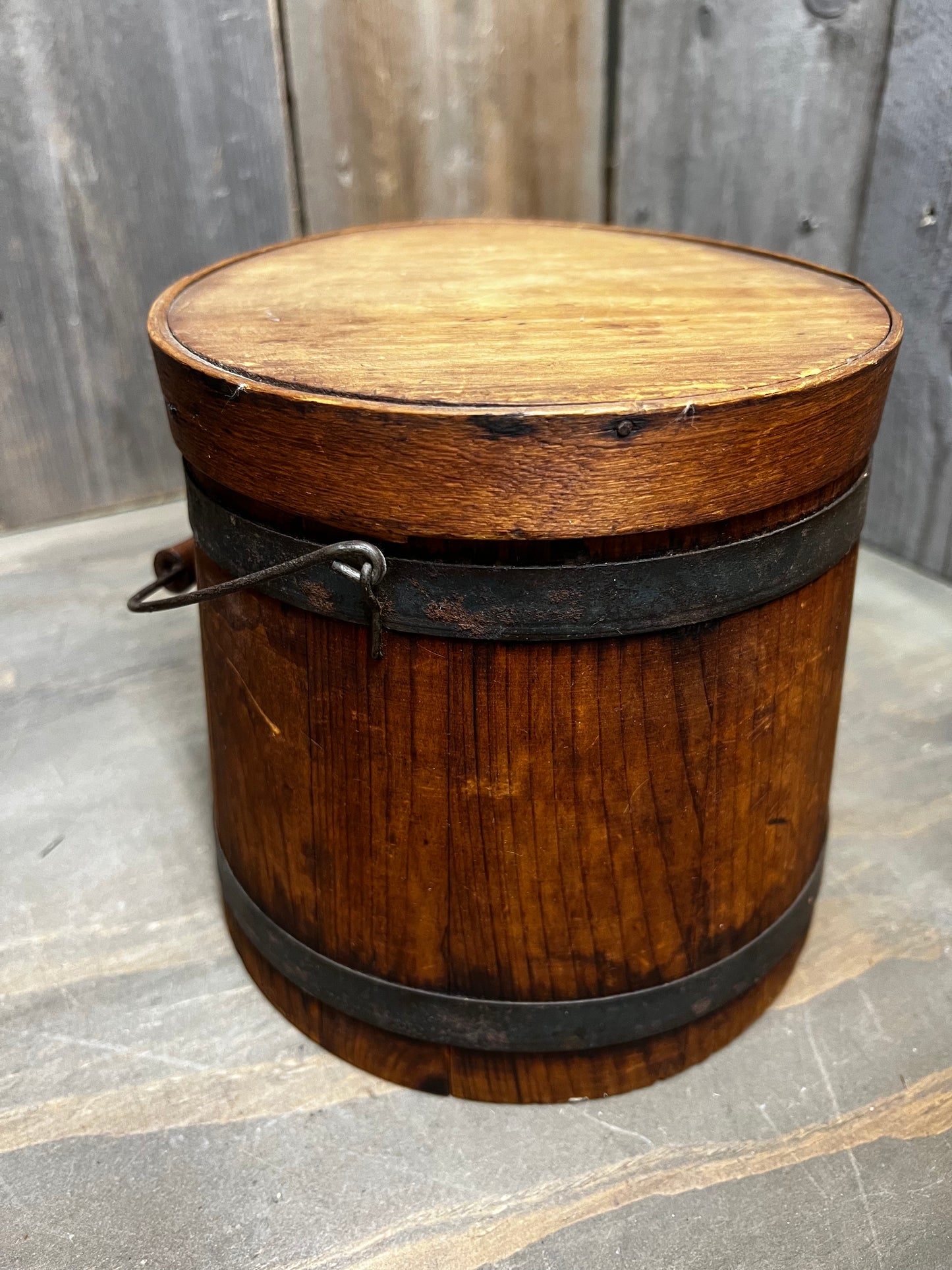 Firkin/Sugar Bucket, WIRE BANDS