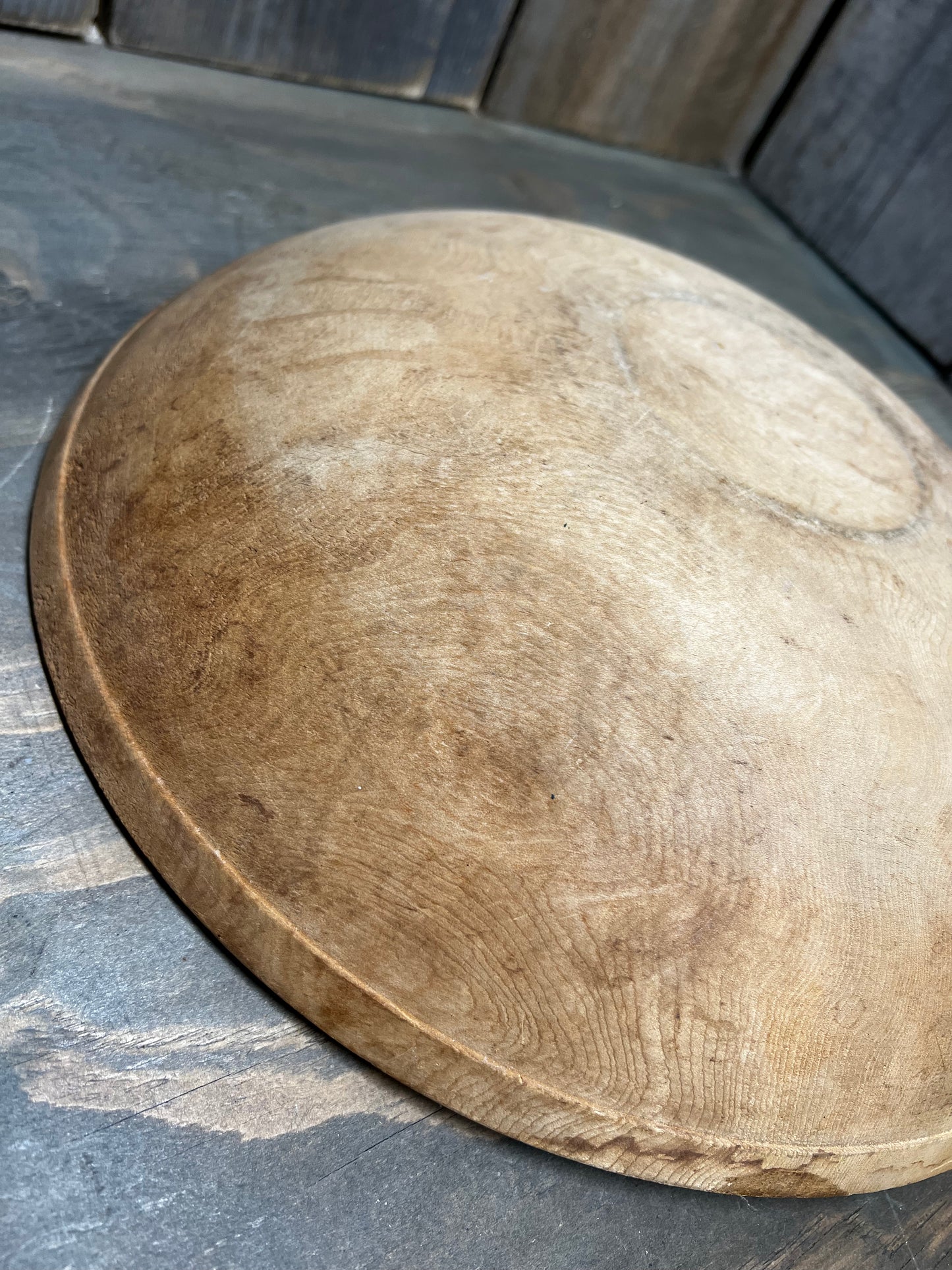 Butter/Dough Bowl, 12.75" OOR, NATURAL