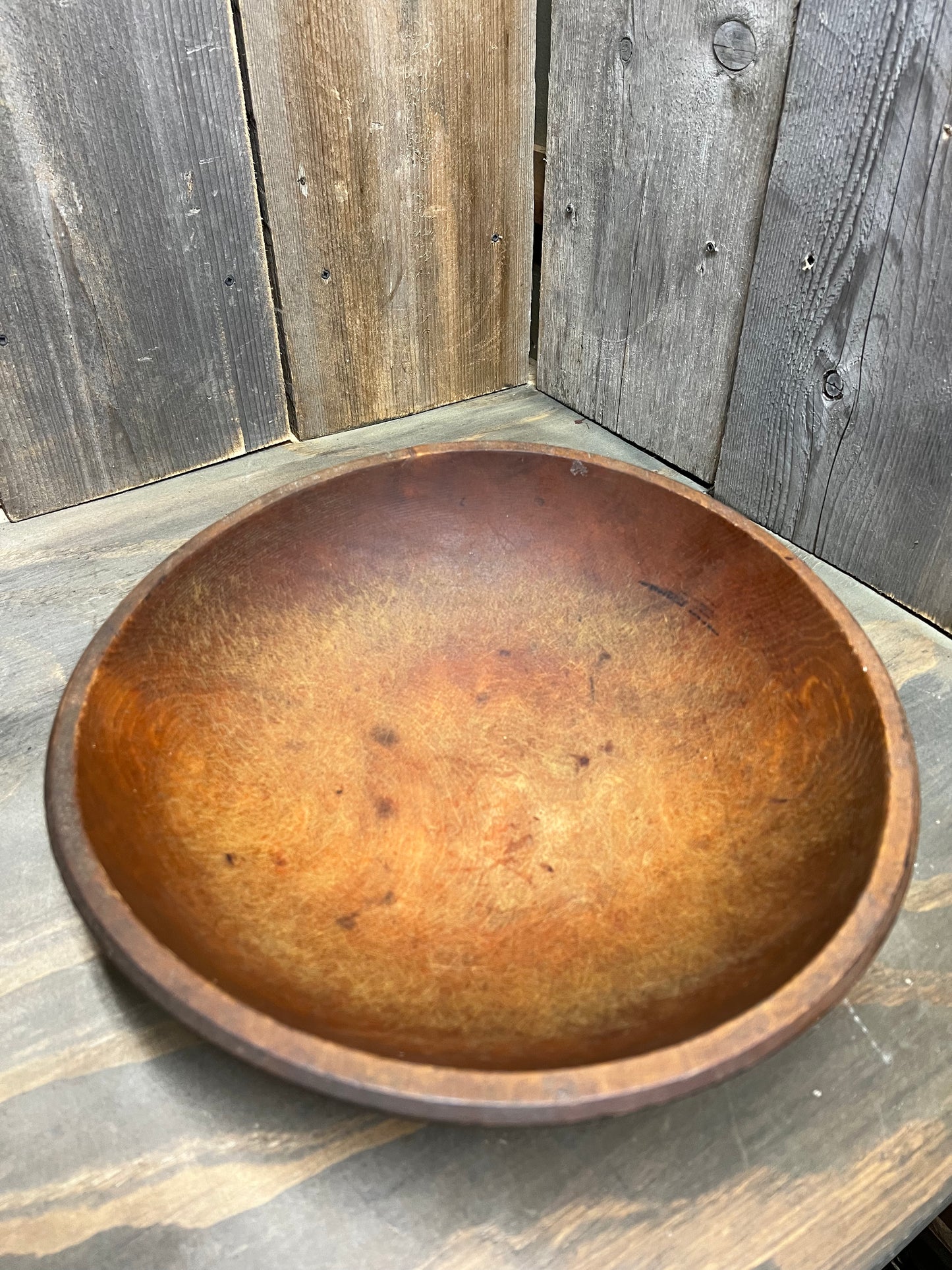 Butter/Dough Bowl, 12.25" OOR, REDDISH