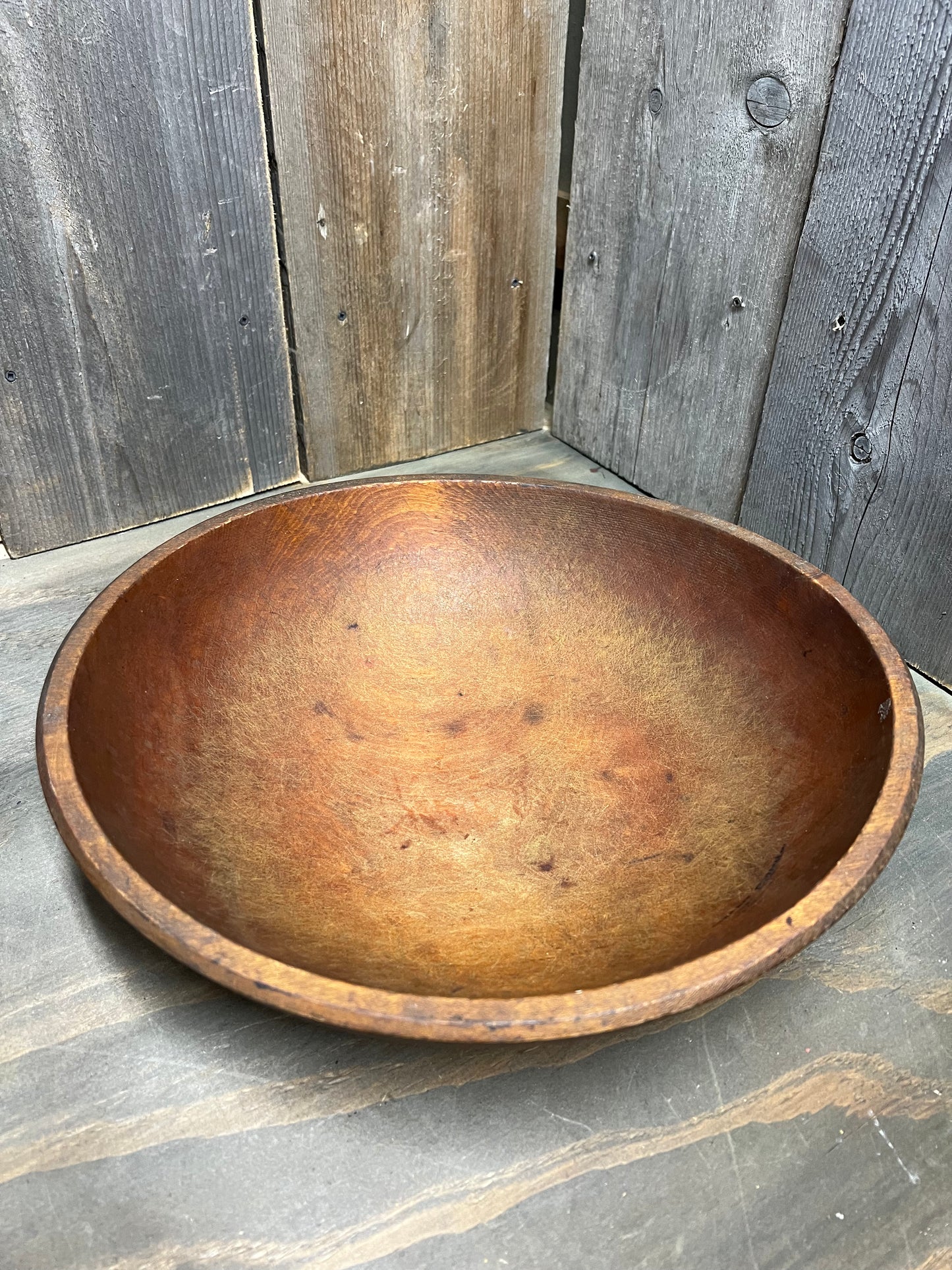 Butter/Dough Bowl, 12.25" OOR, REDDISH