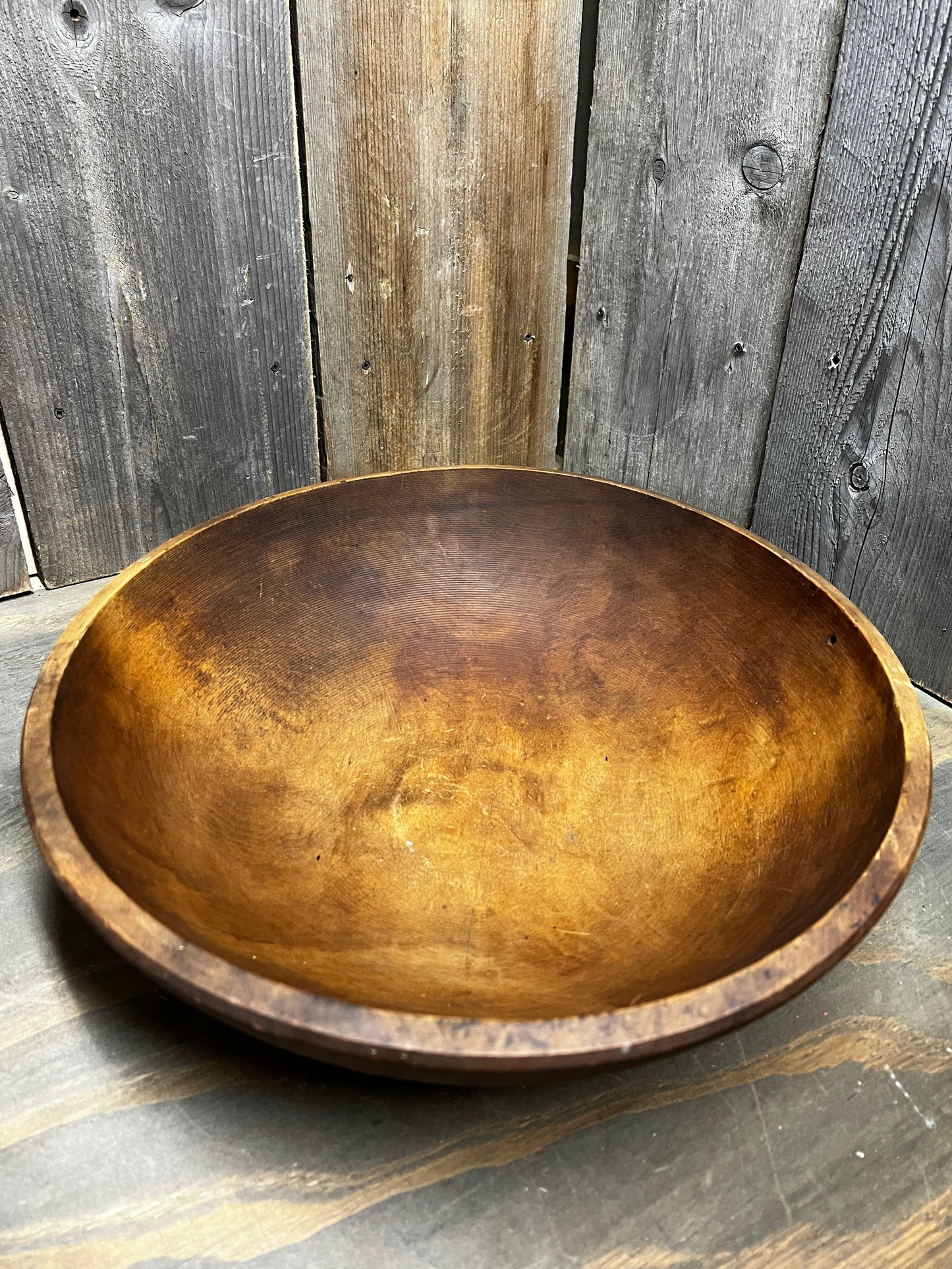 Butter/Dough Bowl, 13.75" OOR, TINY HOLE