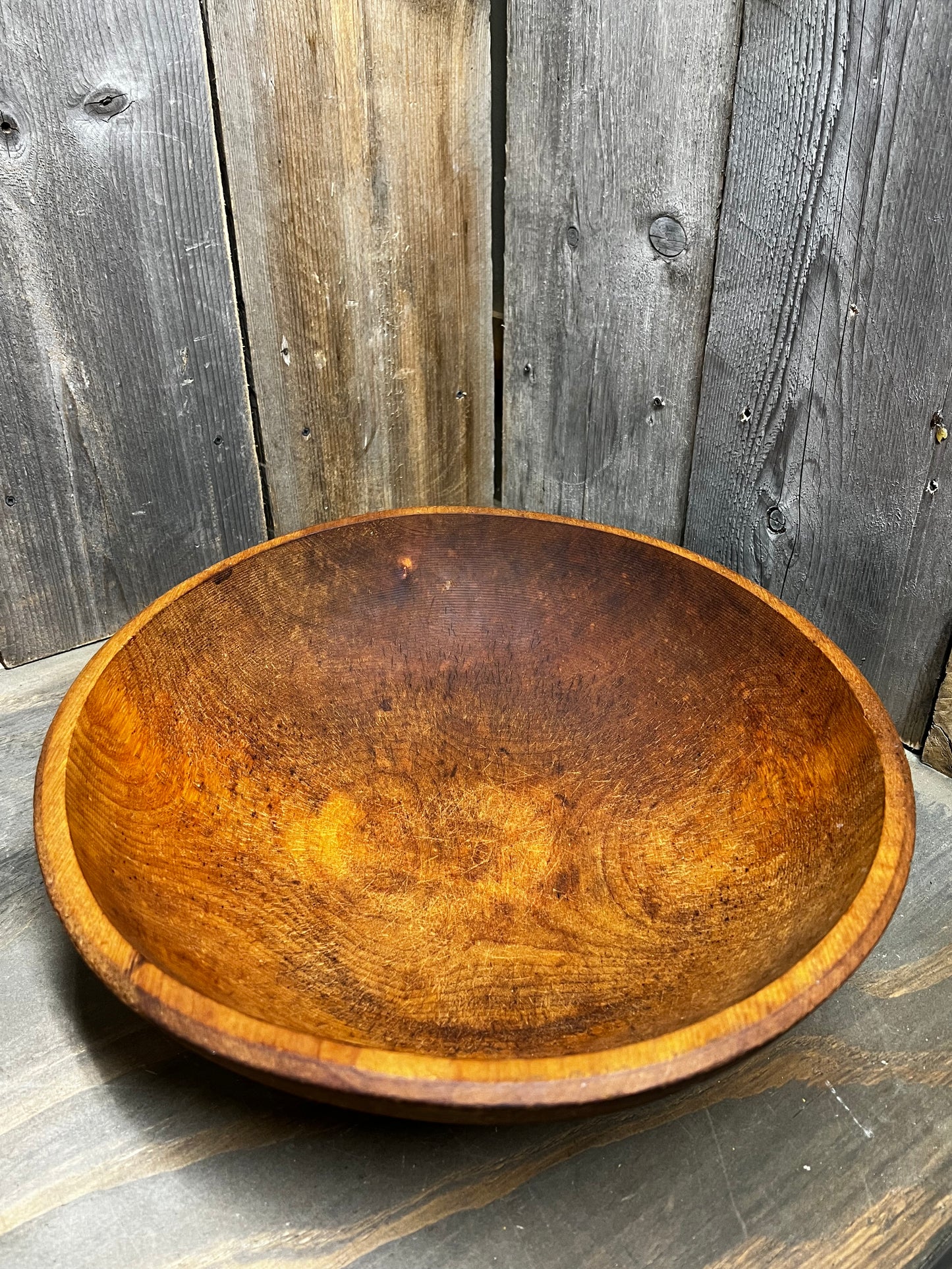 Butter/Dough Bowl, 14.75" OOR, BEAUTIFUL CONDITION