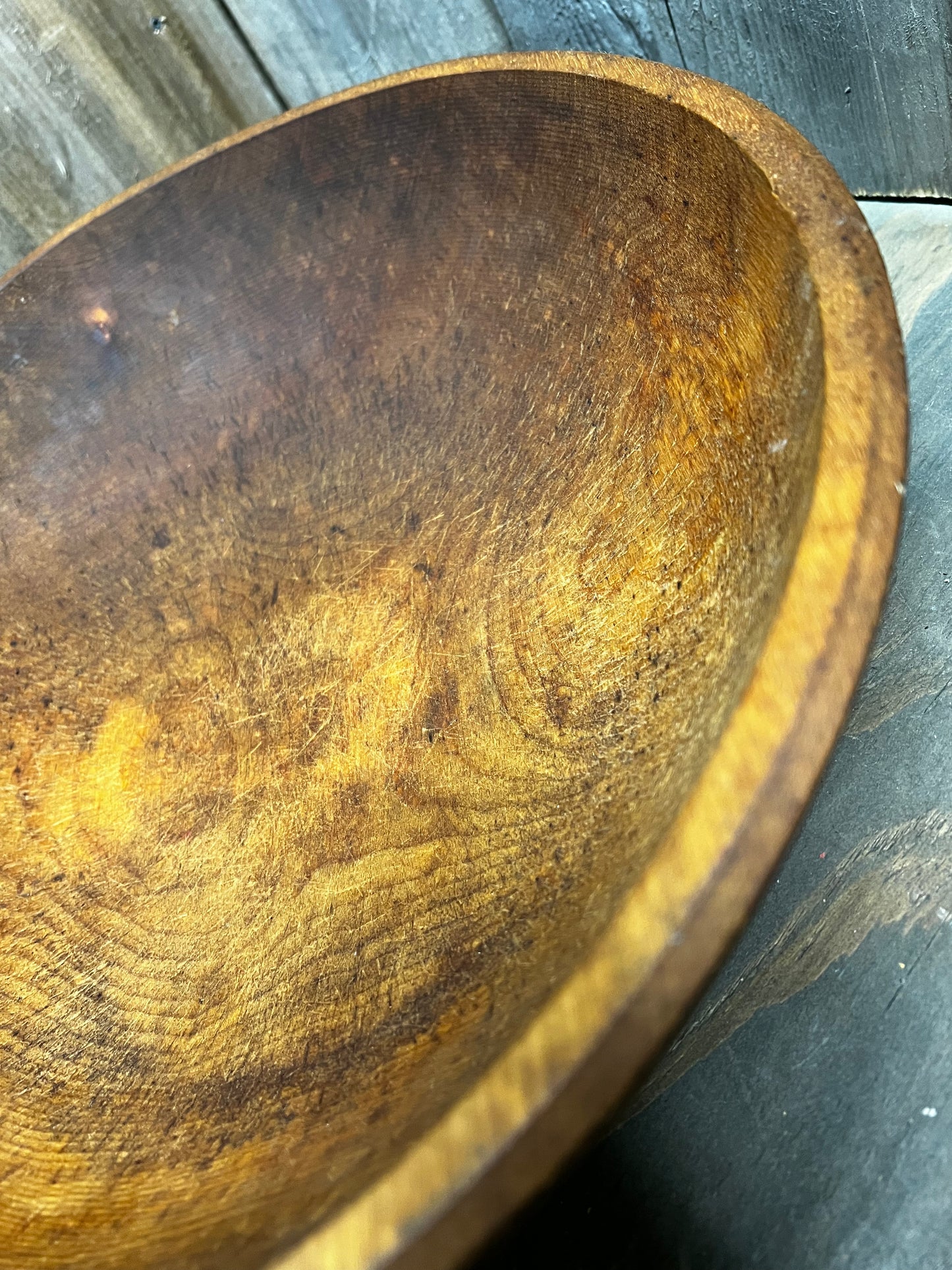 Butter/Dough Bowl, 14.75" OOR, BEAUTIFUL CONDITION