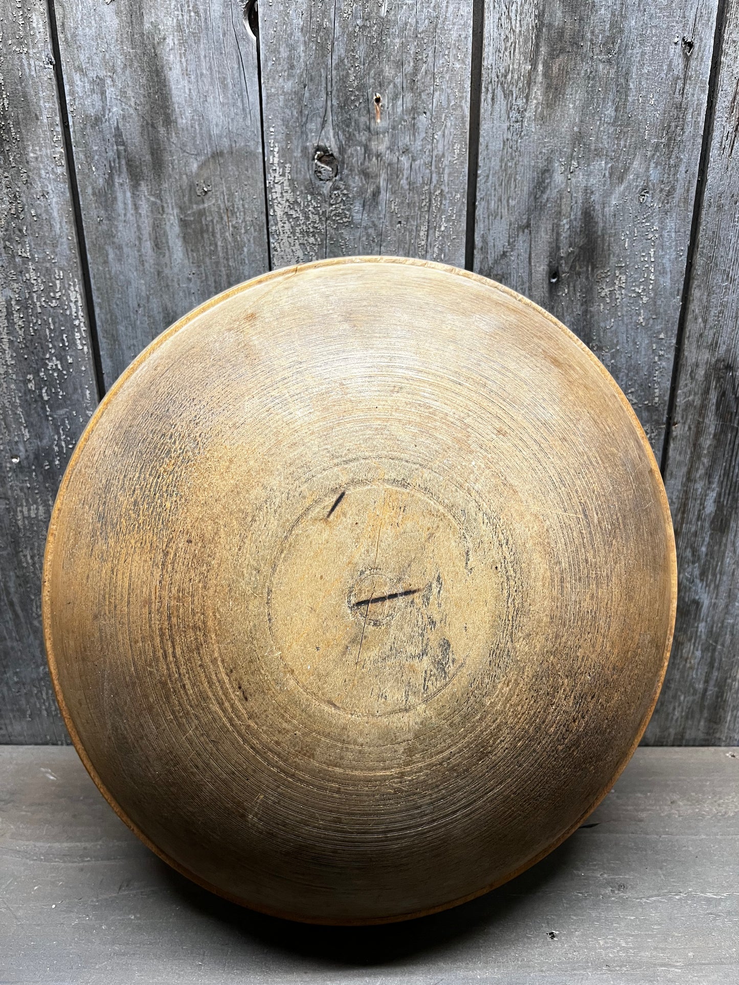 Butter/Dough Bowl, 13.5" OOR, SLIGHT CRACK