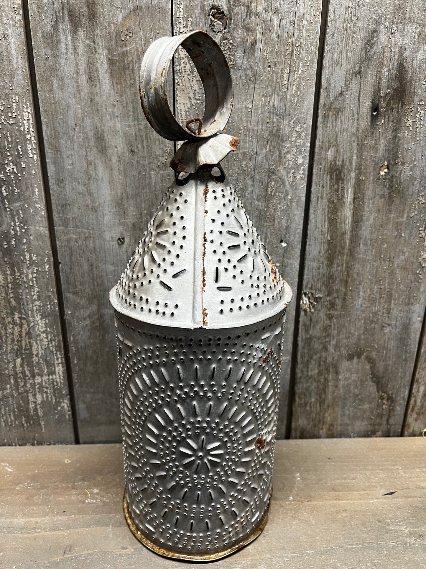 Punched Tin Lantern