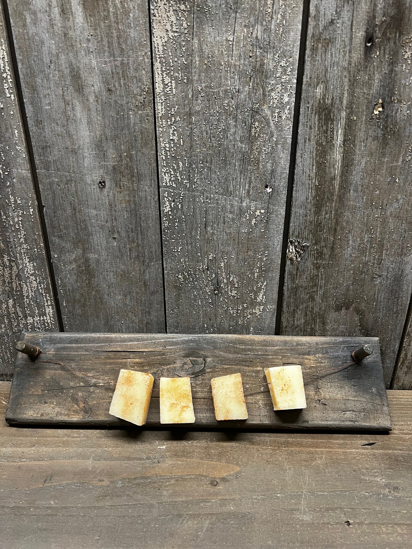 Lye Soap/ Distressed Board