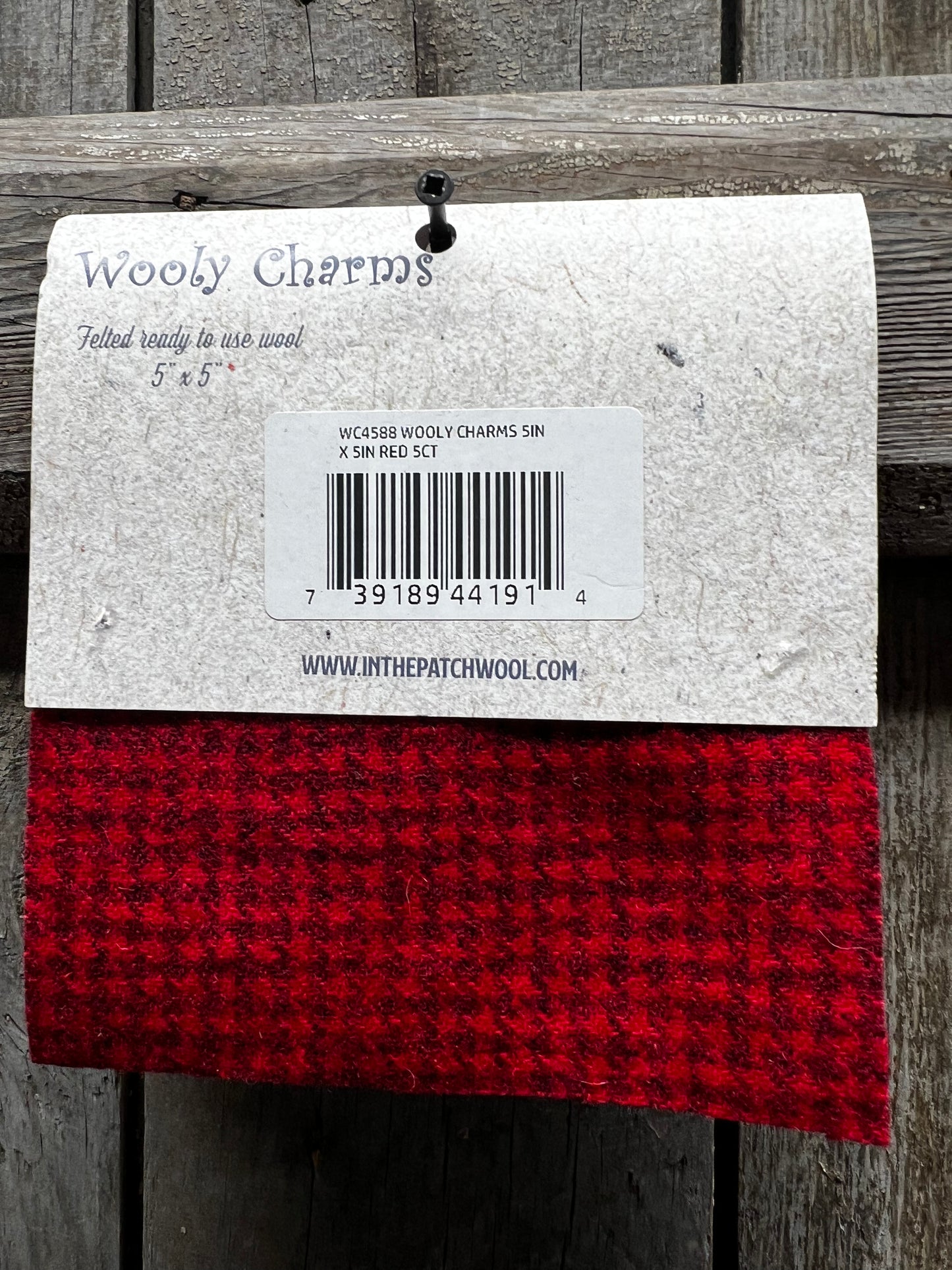 Wooly Charm Pack, RED