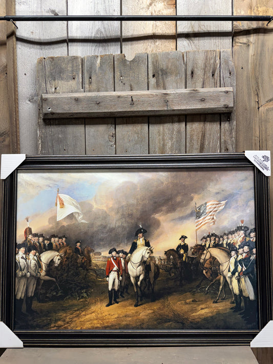 Framed Art, 20X30, SURRENDER OF LORD CORNWALLIS
