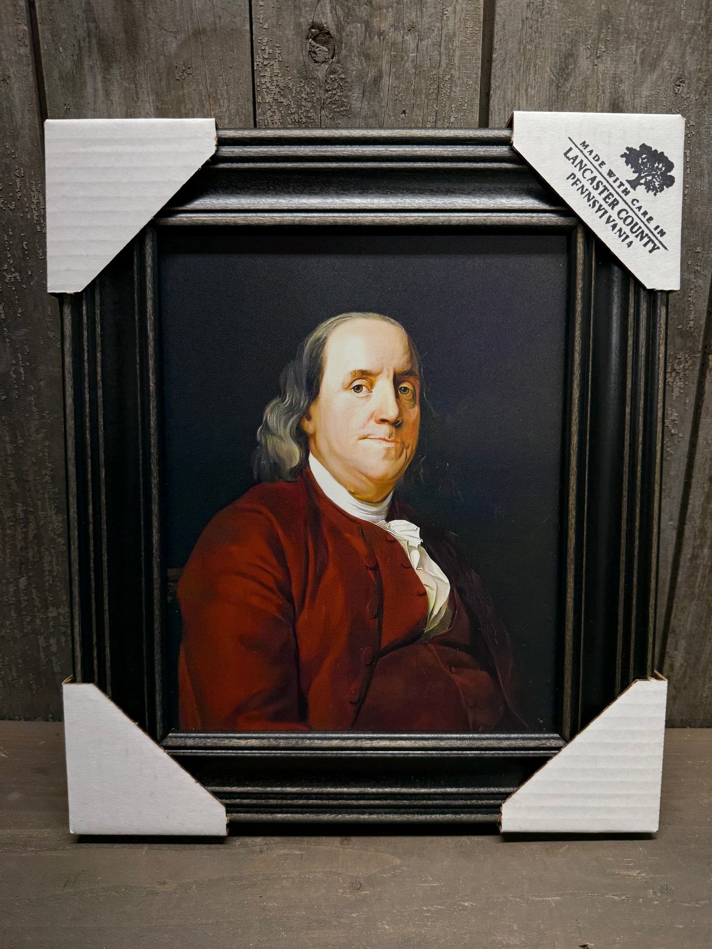 Framed Art, 8x10, BENJAMIN FRANKLIN 1776