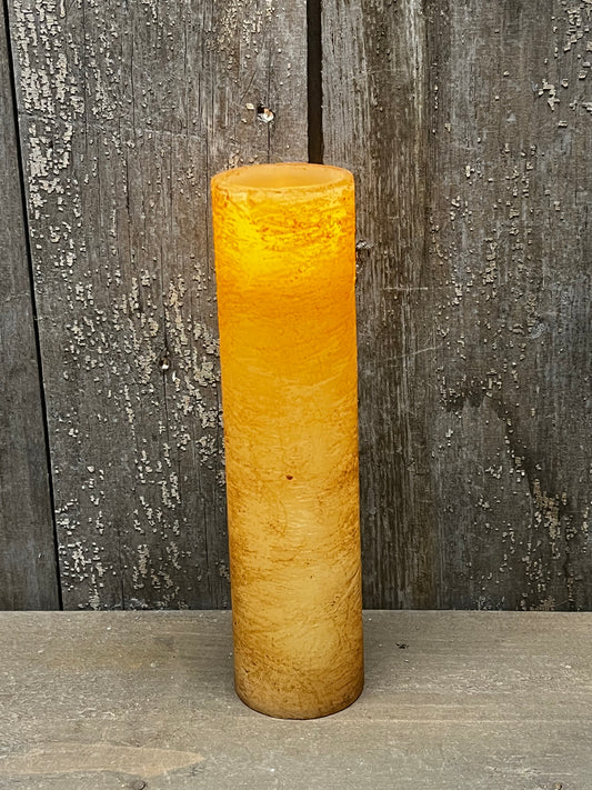 Candle, Votive, Timer, 8” RUSTIC TAN