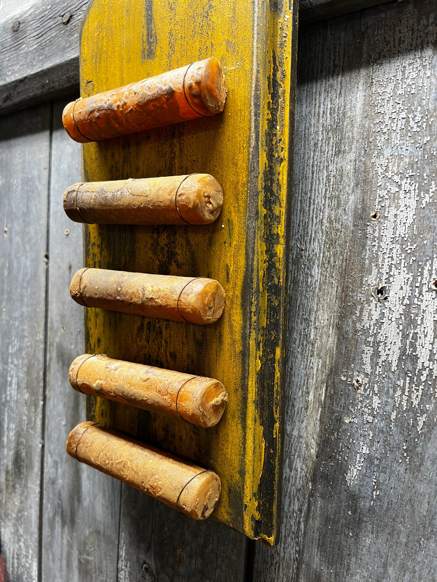 Candle Board, 14X6, BARN RED or MUSTARD