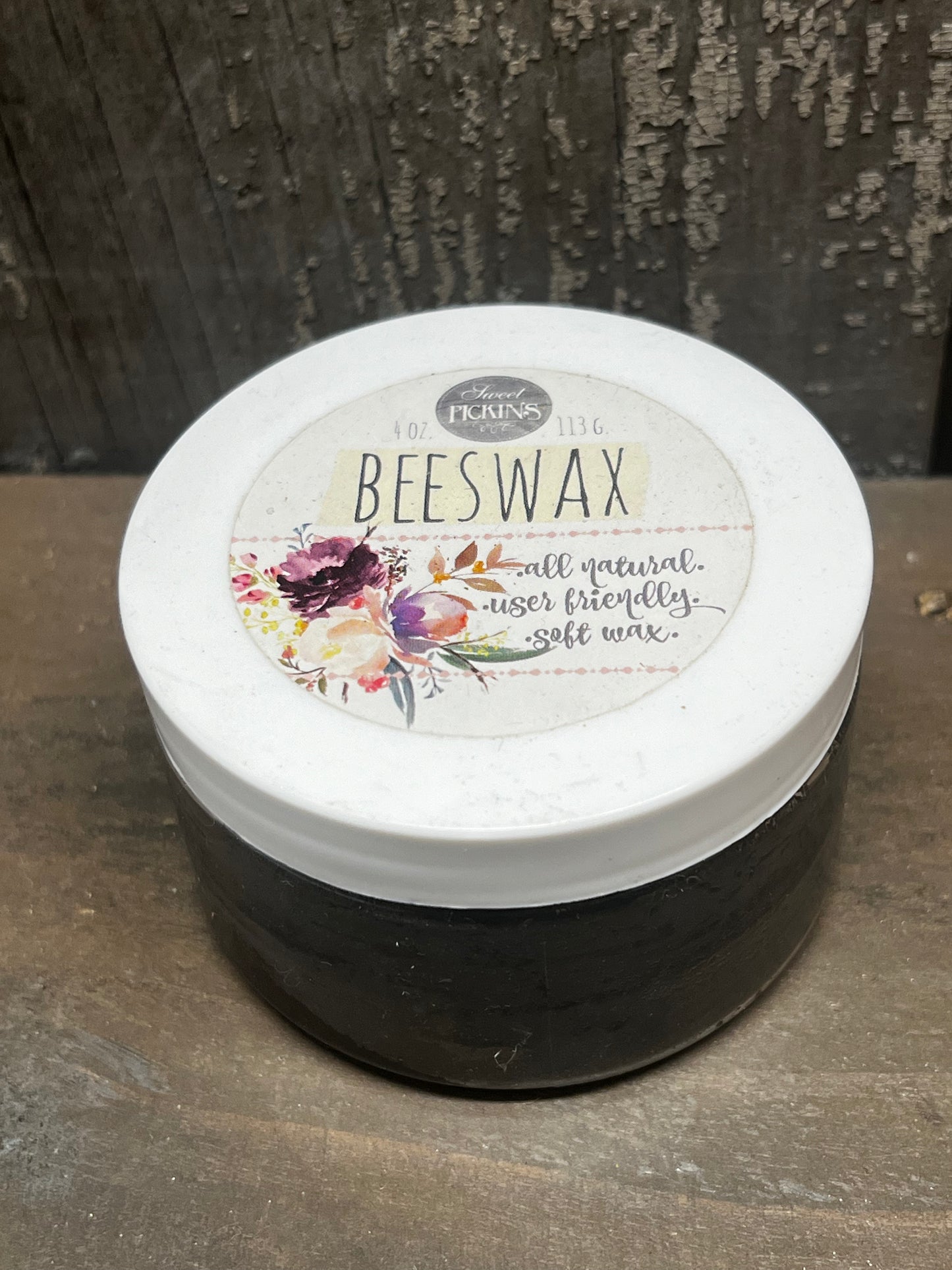 Beeswax, 4 Ounce, DARK OR BLACK