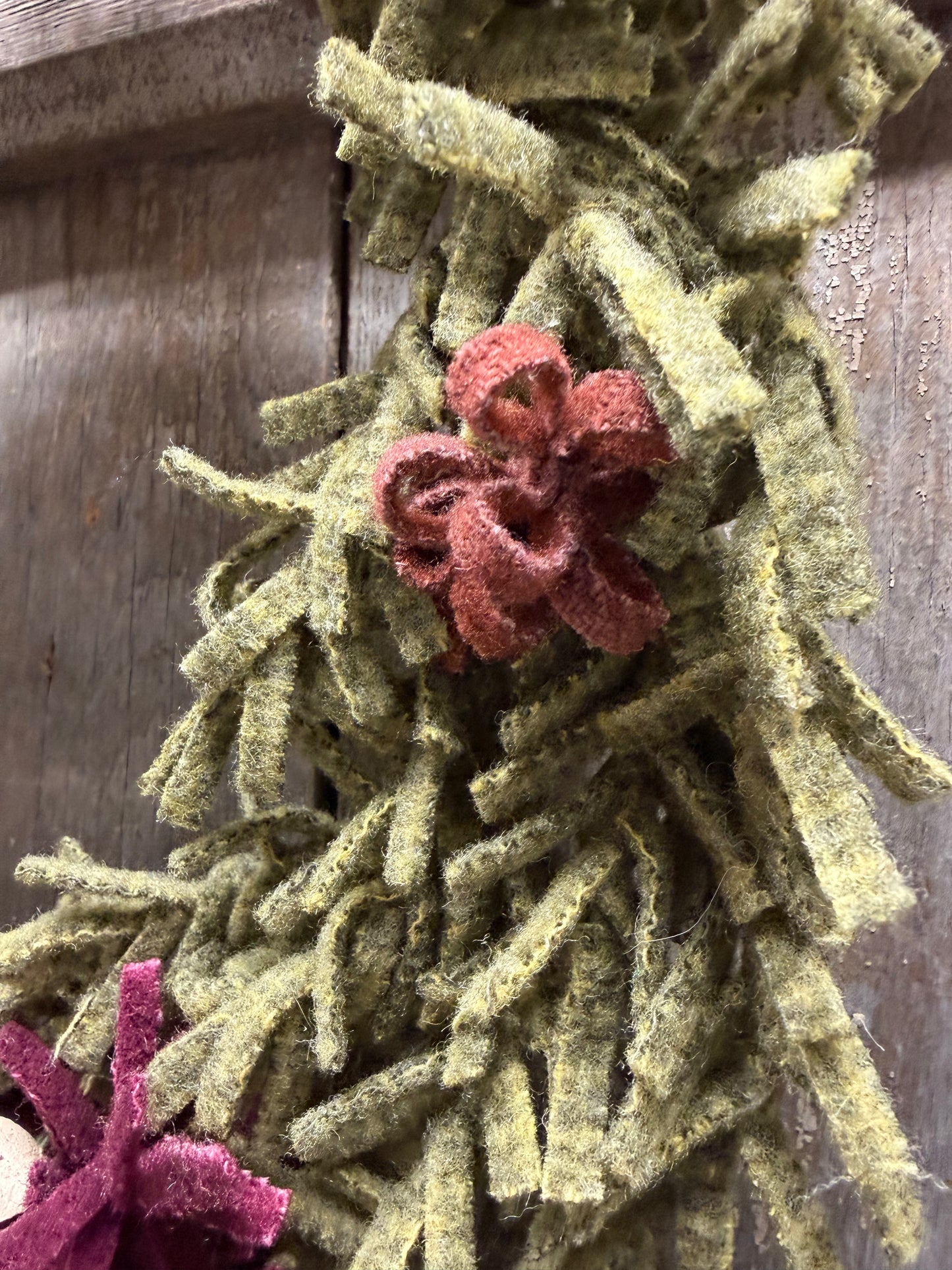Wool Wreath, 14", ASSORTED STYLES