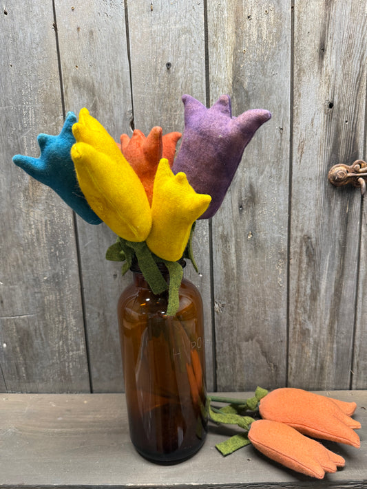 Tulips, Set/2, WOOL ASSORTED